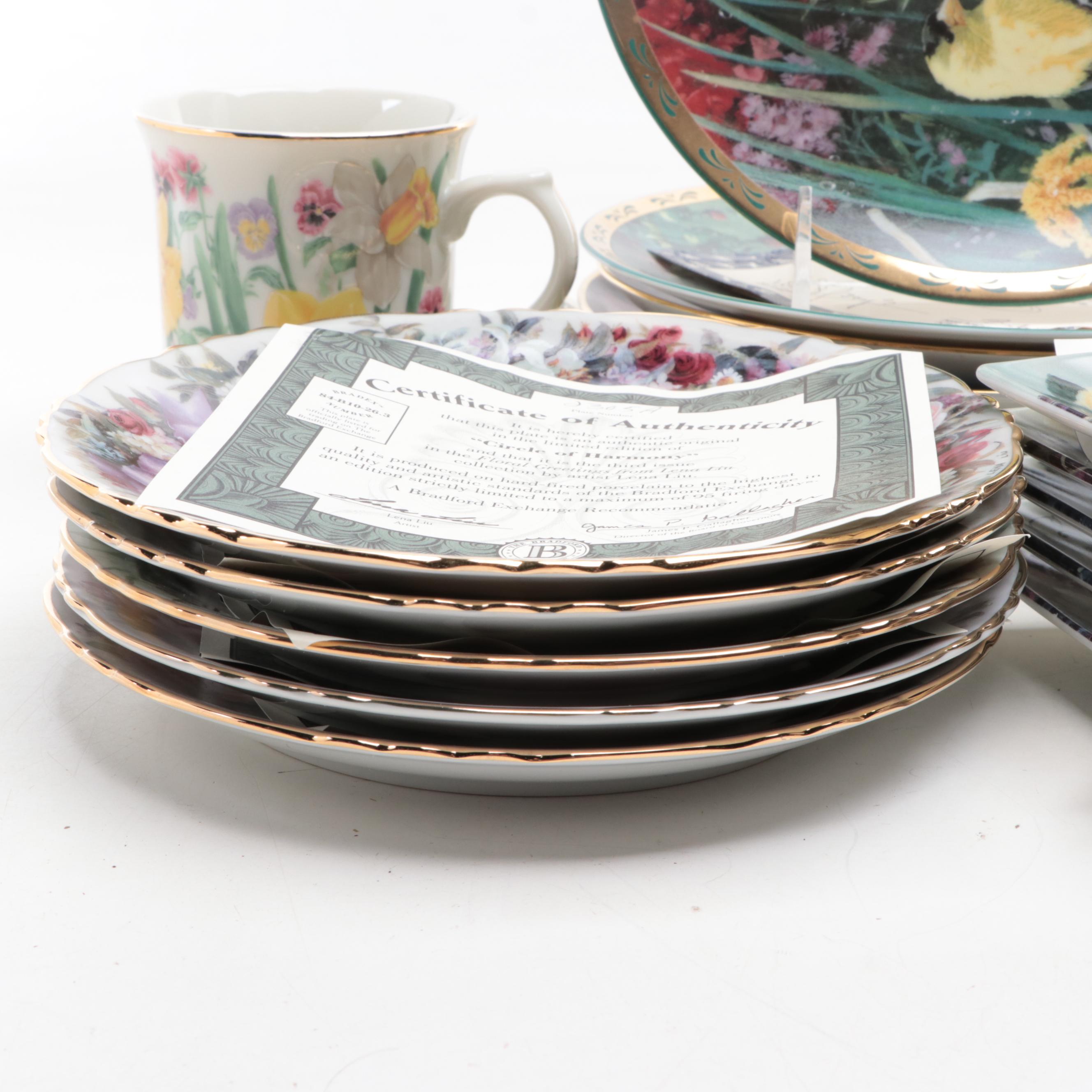 Lenox "The Flower Blossom" Mugs with Other Limited Editing Collector Porcelain