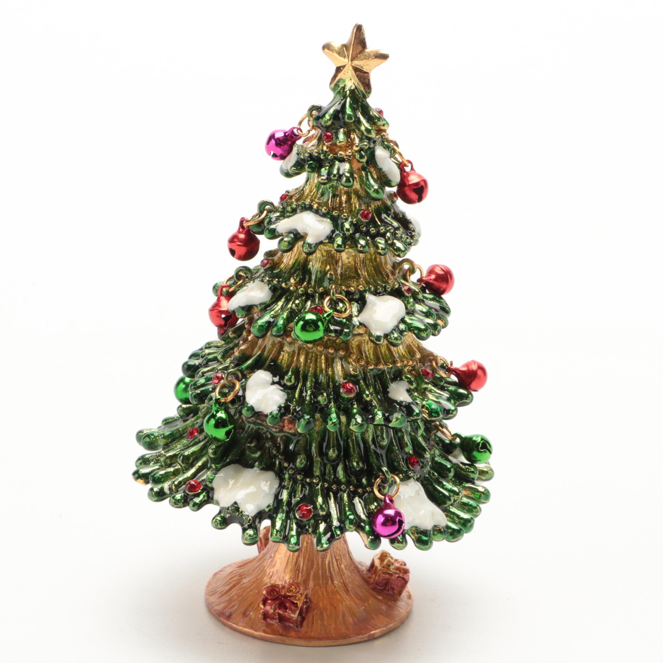 Jere Gingerbread House, Christmas Tree and Snowman Trinket Boxes