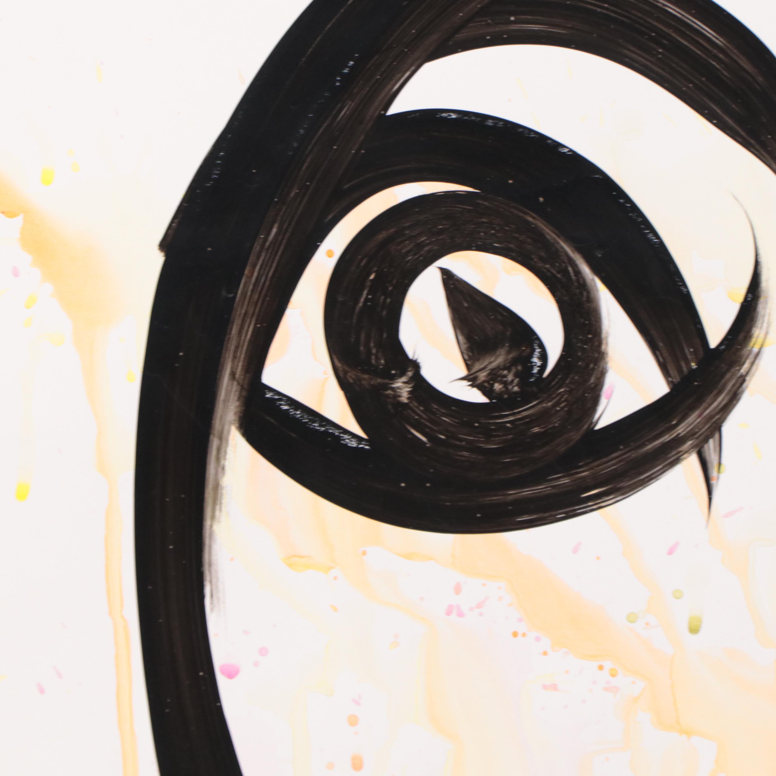 Peter Keil Abstract Portrait Acrylic Painting