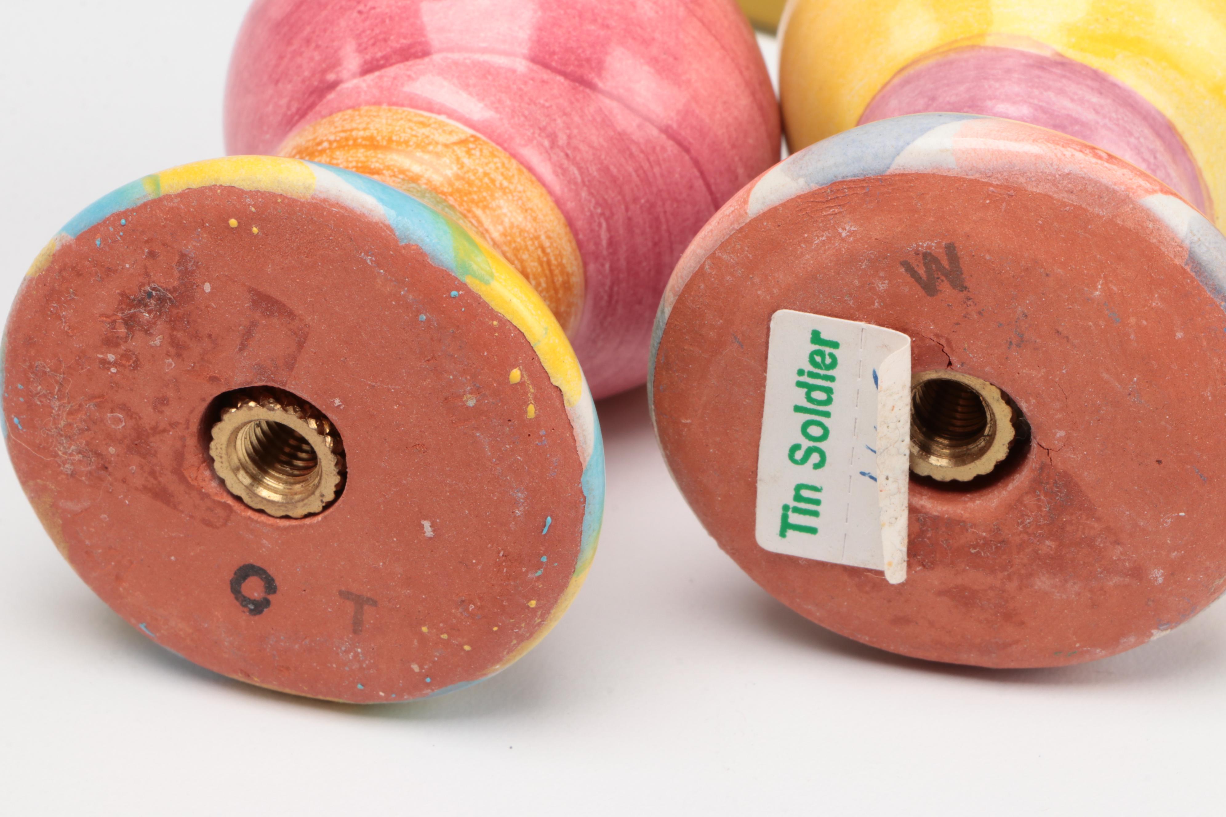 Herend "Rothschild Bird" Creamer and Other Porcelain with Art Glass Decor