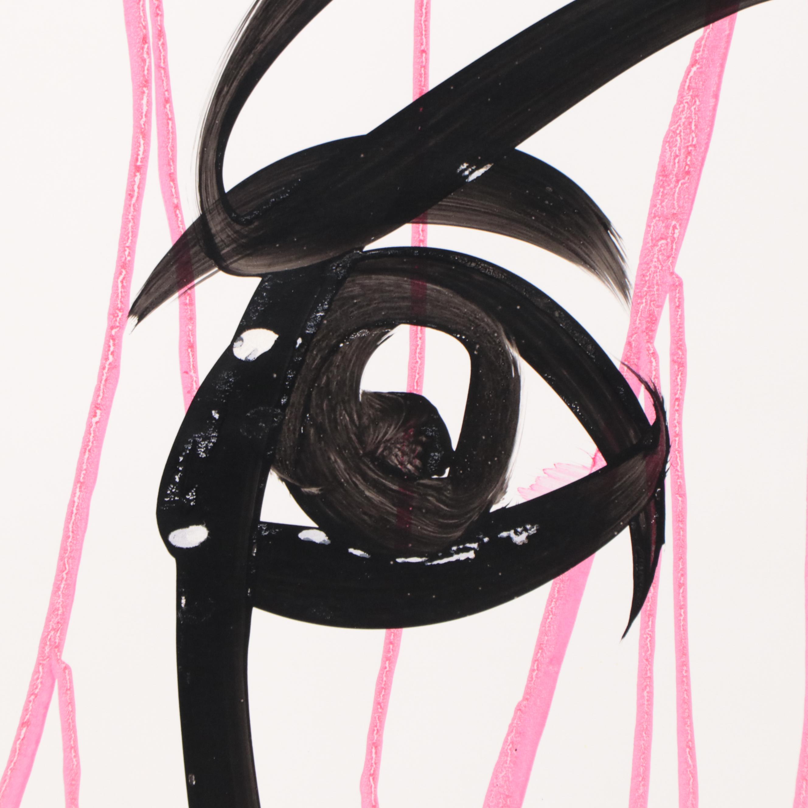 Peter Keil Abstract Portrait Acrylic Painting