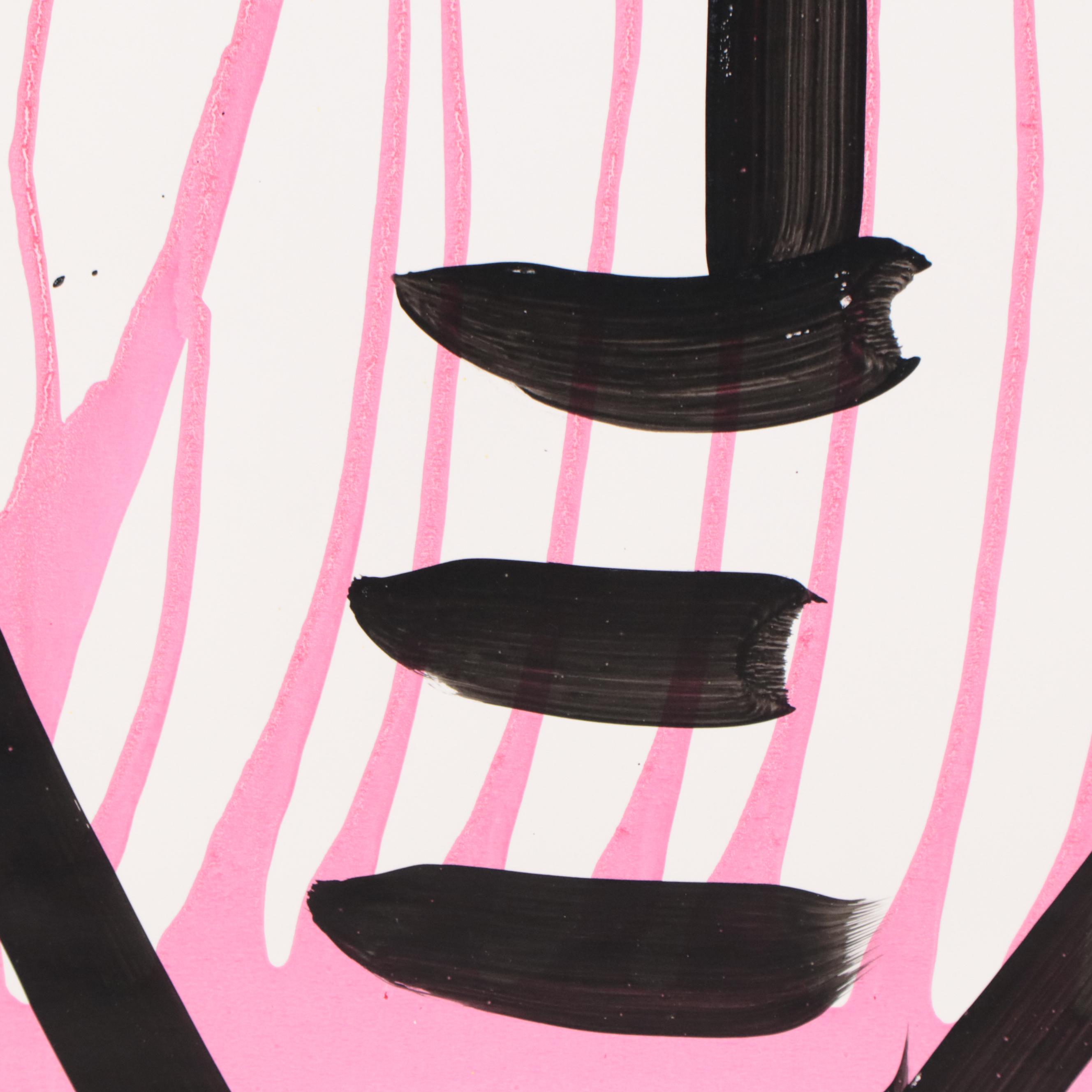 Peter Keil Abstract Portrait Acrylic Painting