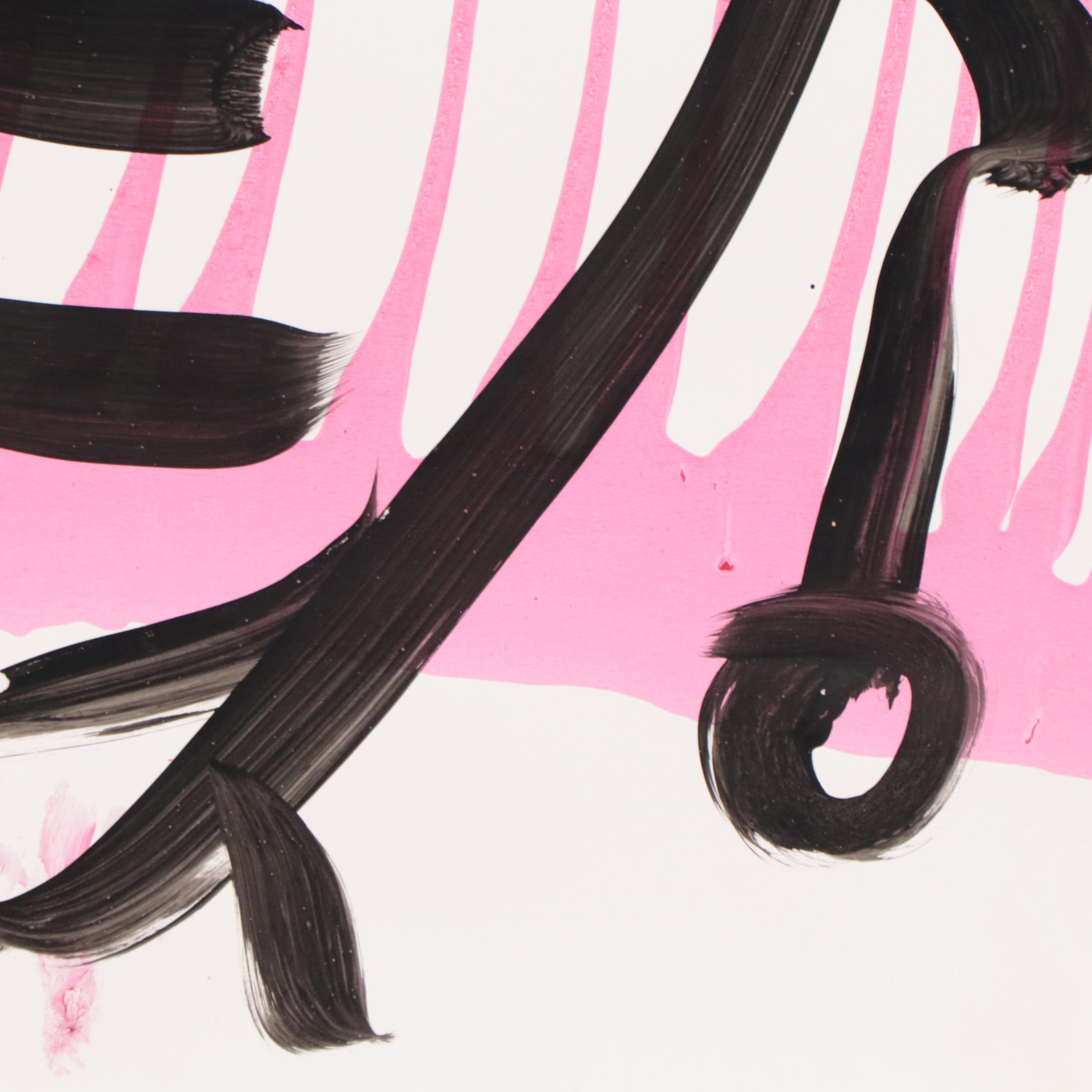 Peter Keil Abstract Portrait Acrylic Painting