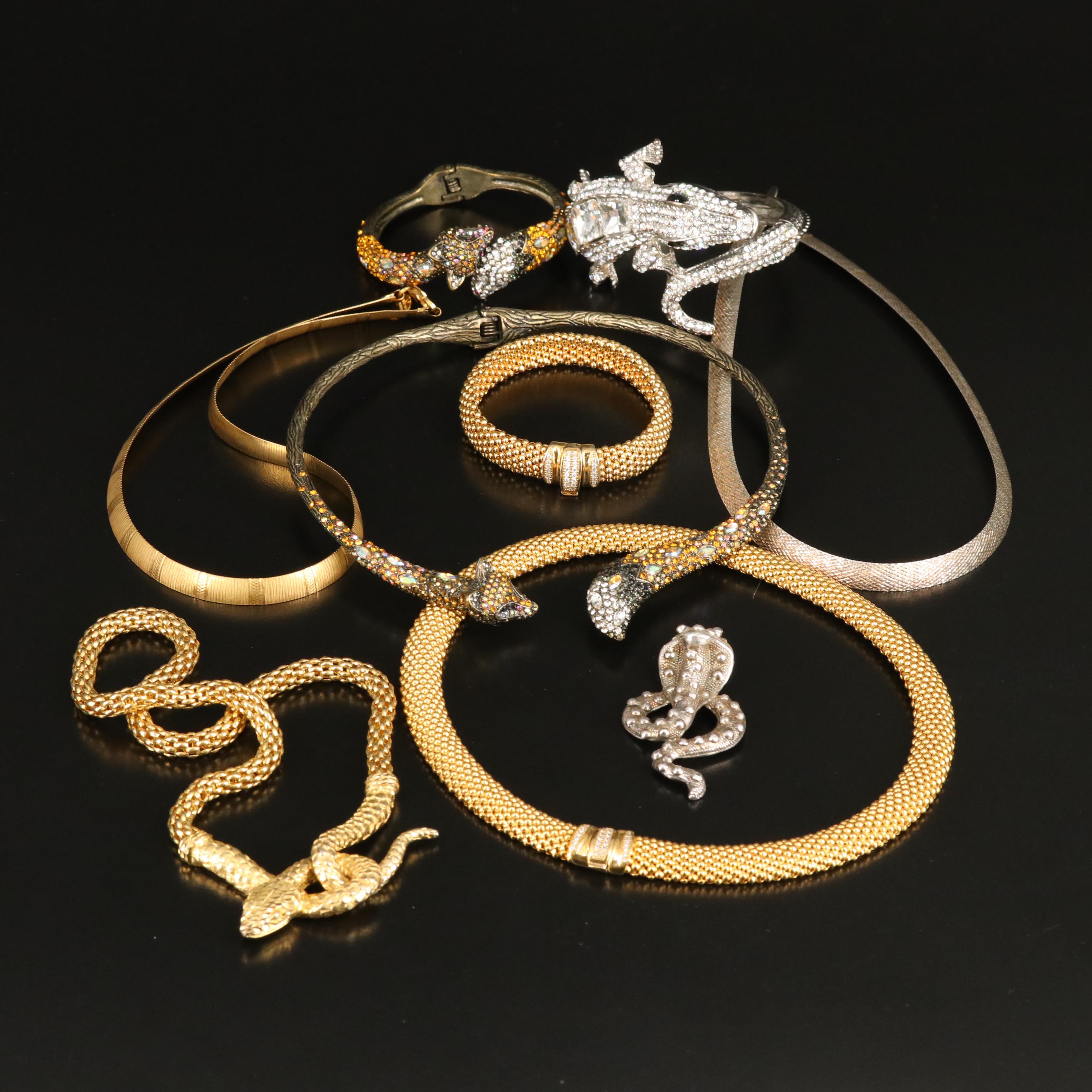 Dyadema Bronze Snake and Betsey Johnson Fox Featured in Animal Jewelry
