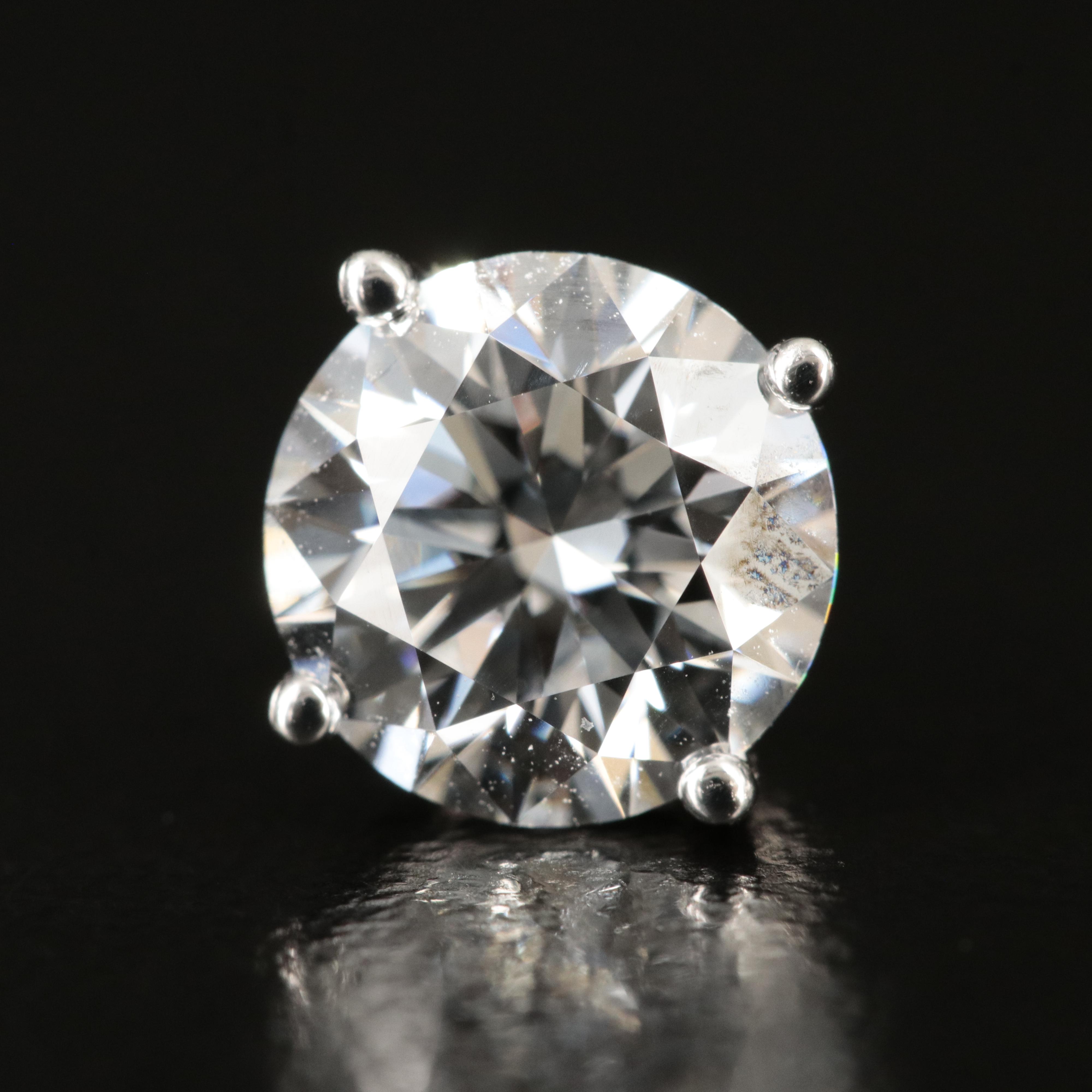 14K 3.37 CTW Lab Grown Diamond Stud Earrings