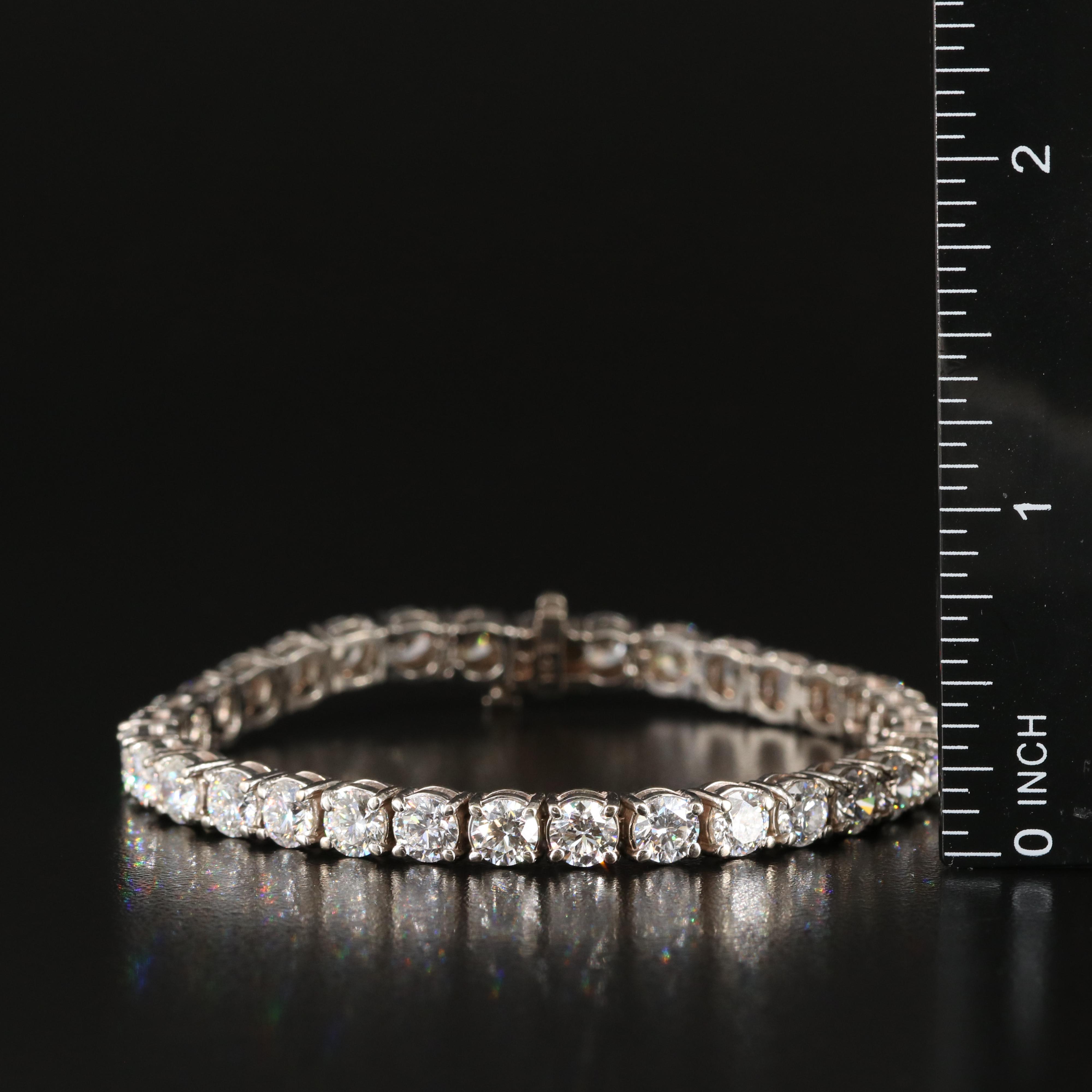 14K 14.89 CTW Lab Grown Diamond Line Bracelet