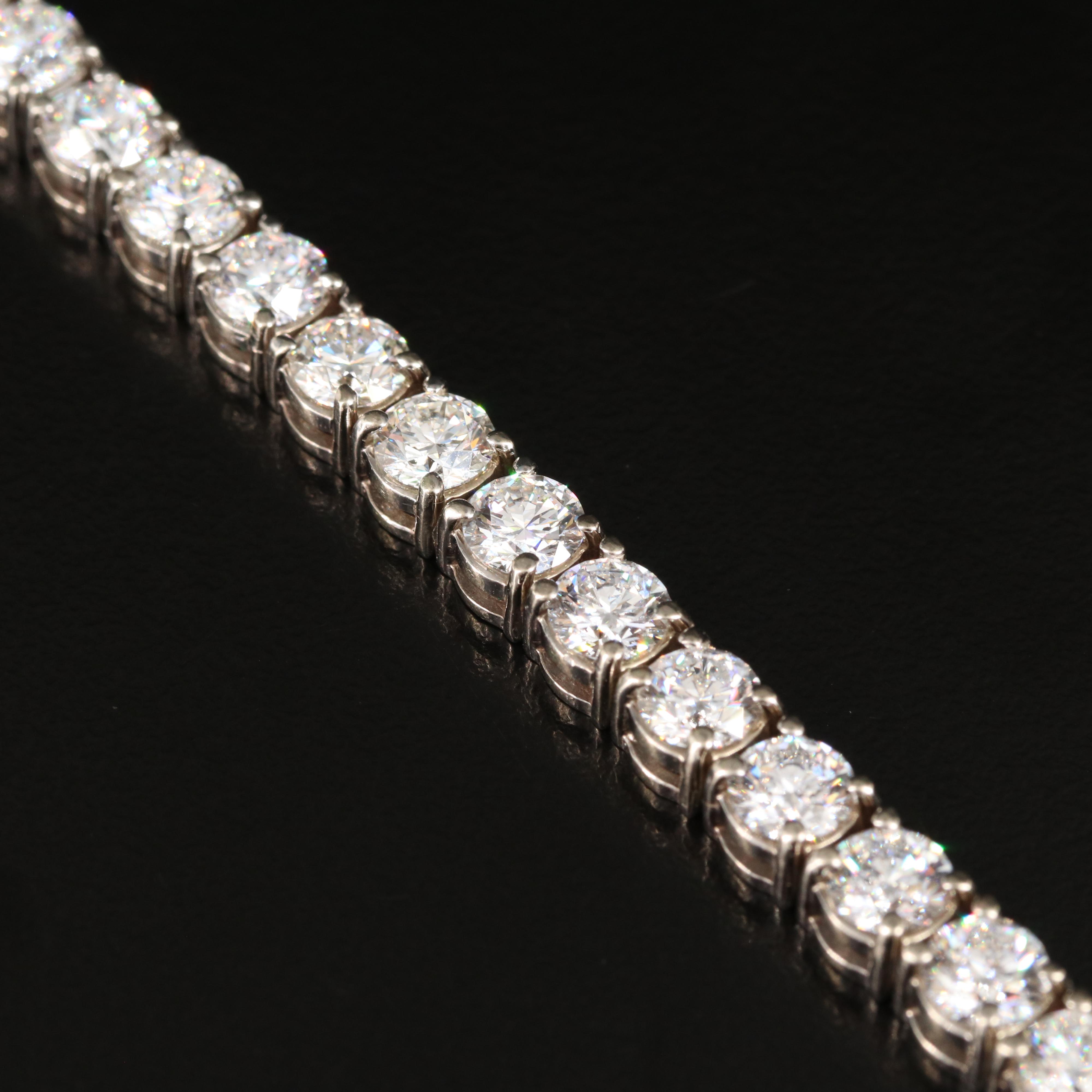 14K 14.89 CTW Lab Grown Diamond Line Bracelet