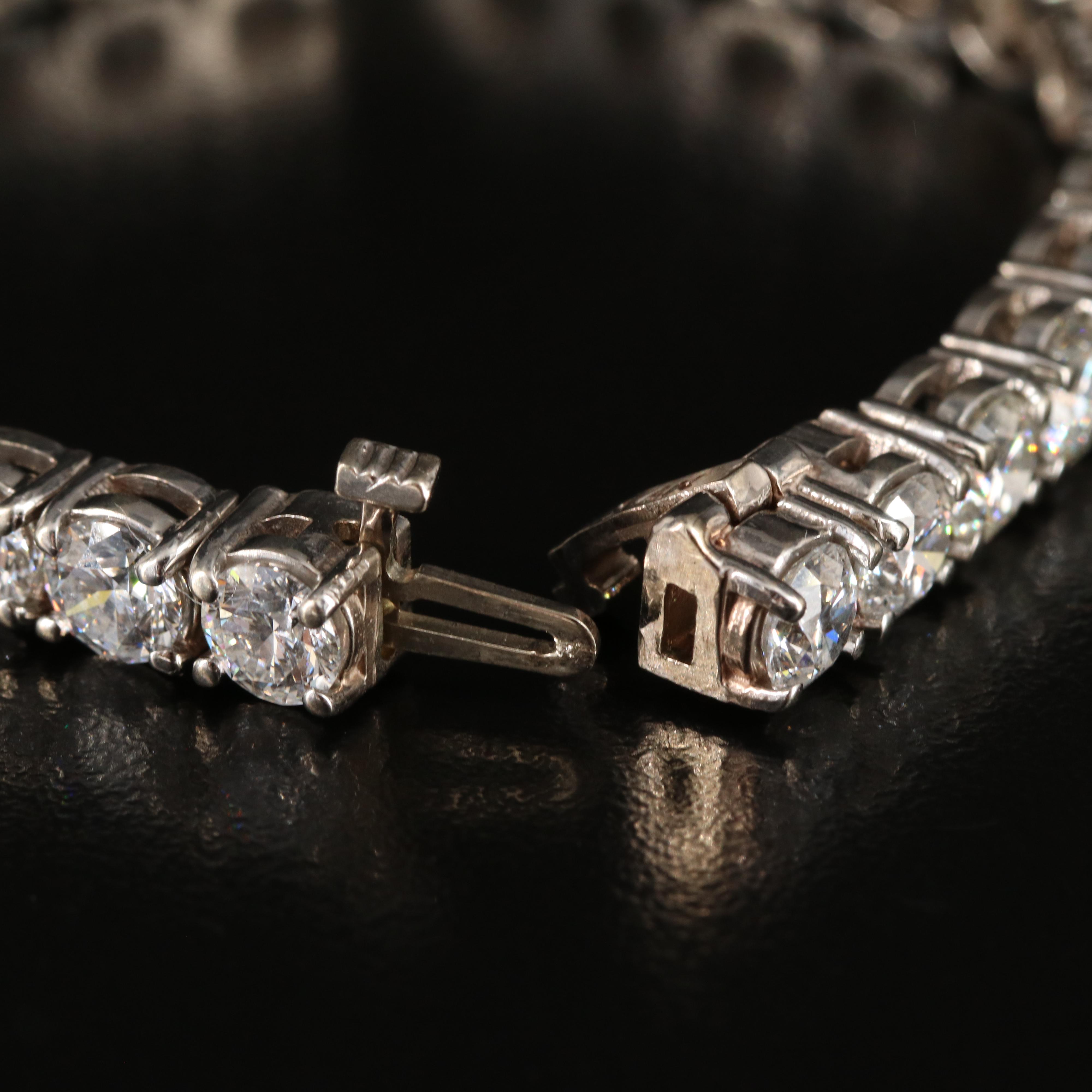 14K 14.89 CTW Lab Grown Diamond Line Bracelet