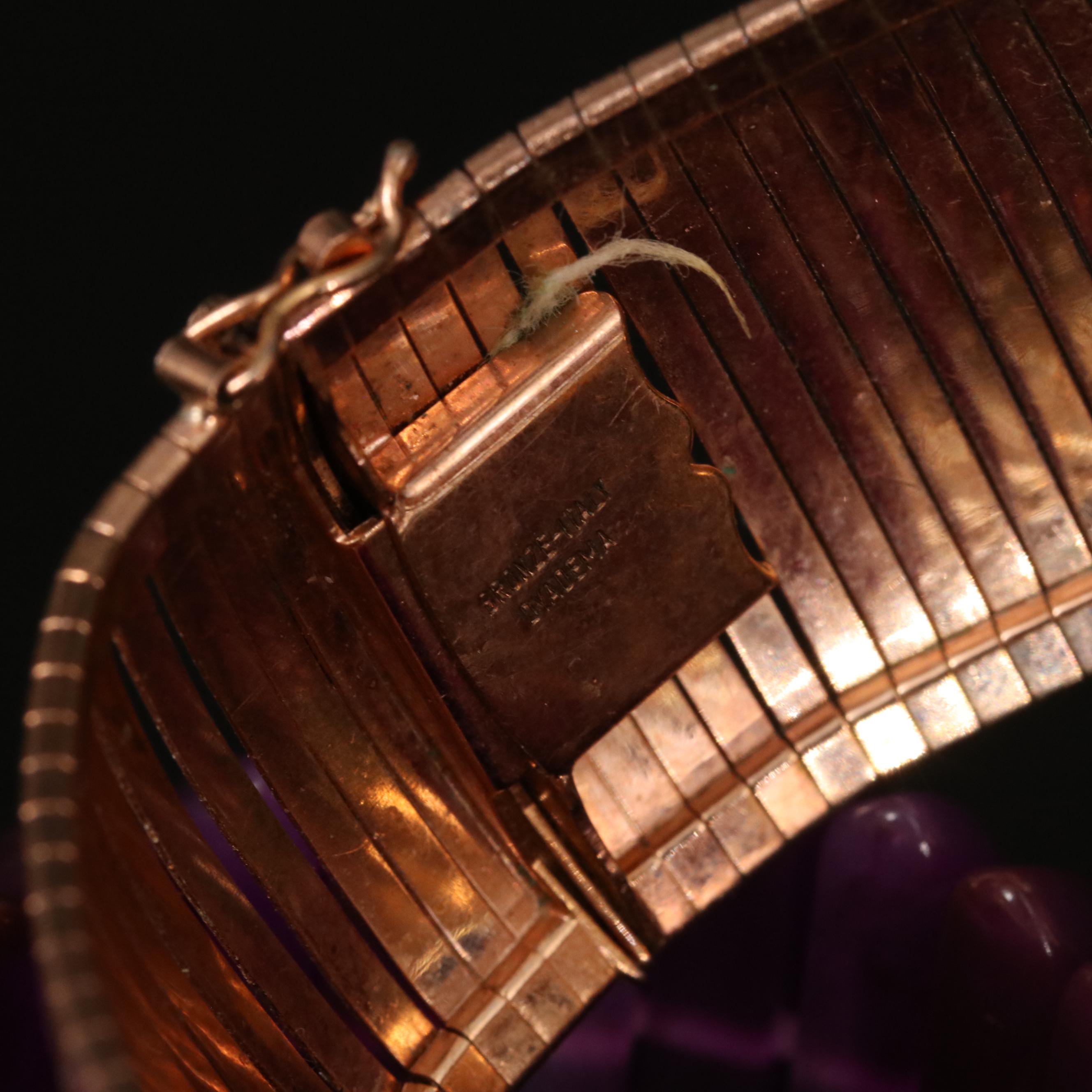 Dyadema Bronze Bracelet, Kenneth Jay Lane Ring and Sterling Featured in Jewelry