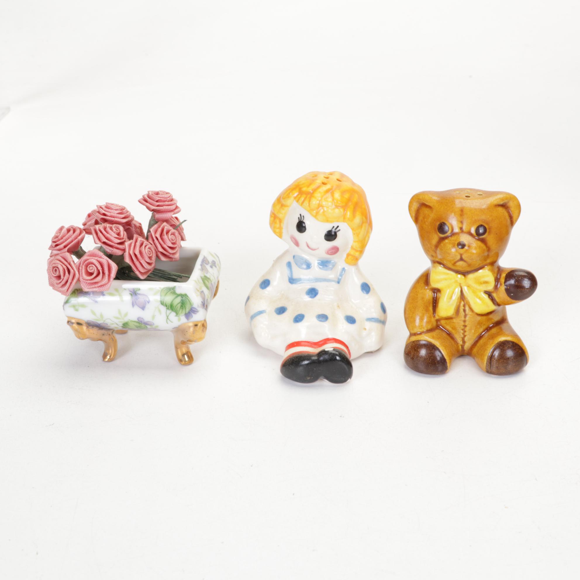 Bisque, Penny, and Porcelain Dolls with Matryoshka Dolls, Miniatures, and More
