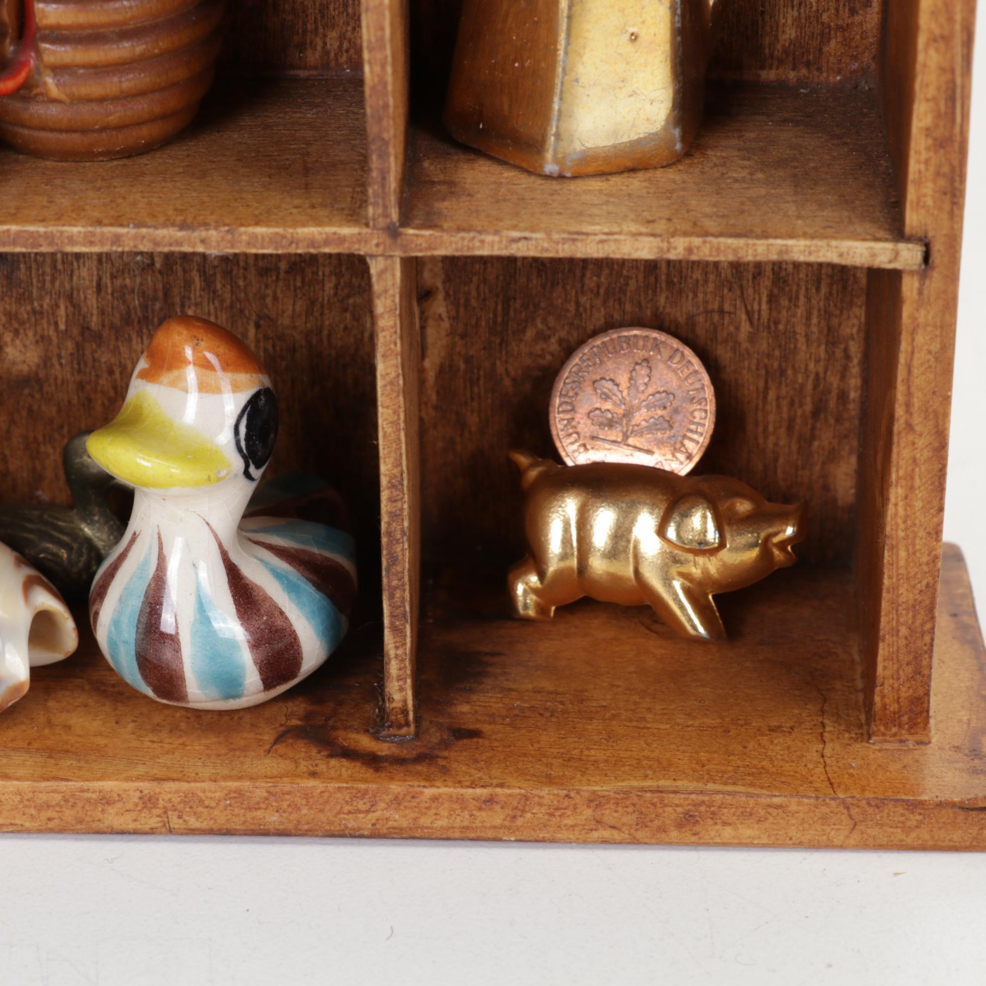 Bisque, Penny, and Porcelain Dolls with Matryoshka Dolls, Miniatures, and More