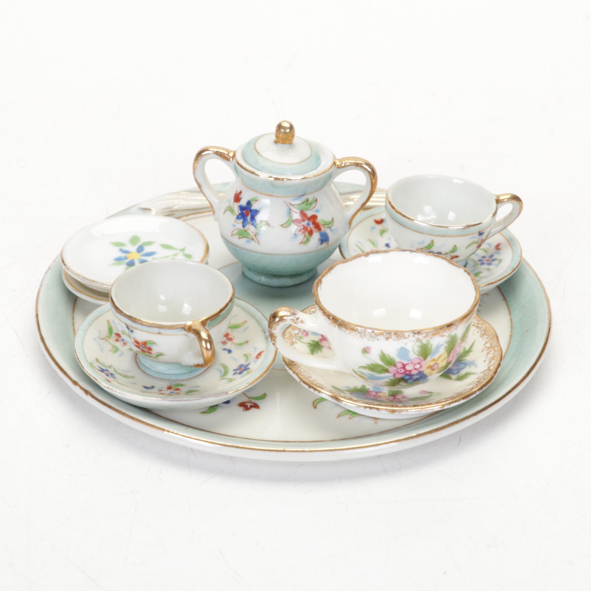 Bisque, Penny, and Porcelain Dolls with Matryoshka Dolls, Miniatures, and More