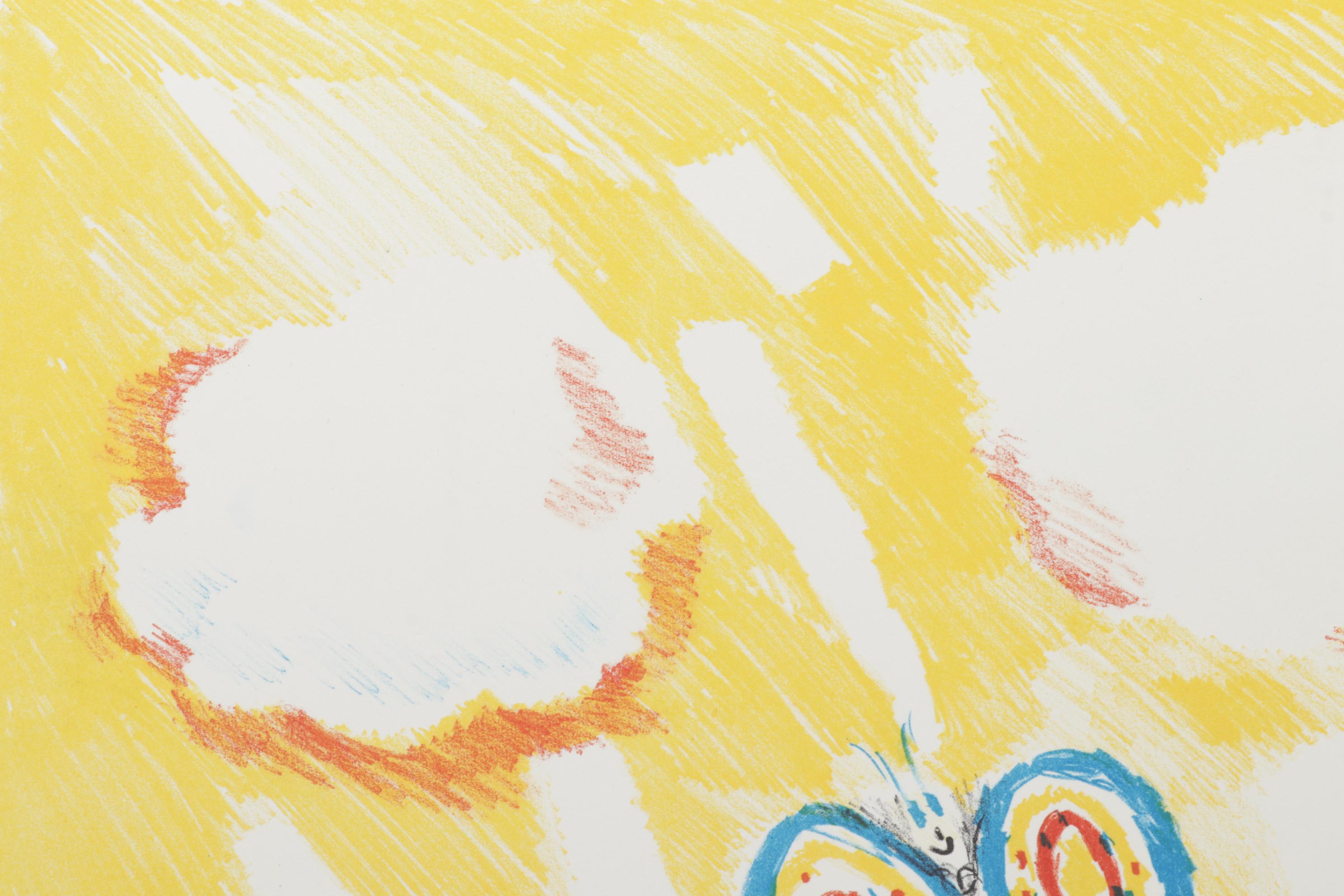 Sidney Chafetz Color Lithograph "Amy Greets the Dawn," 1988