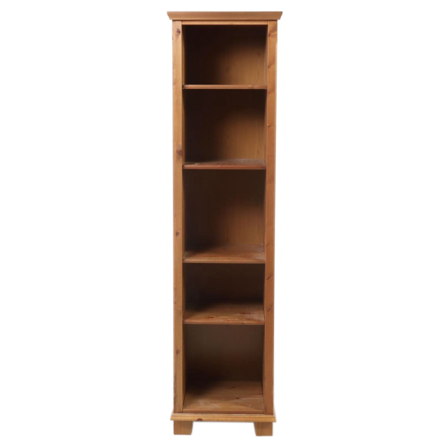 IKEA "Markör" Pine Five-Shelf Open Bookcase