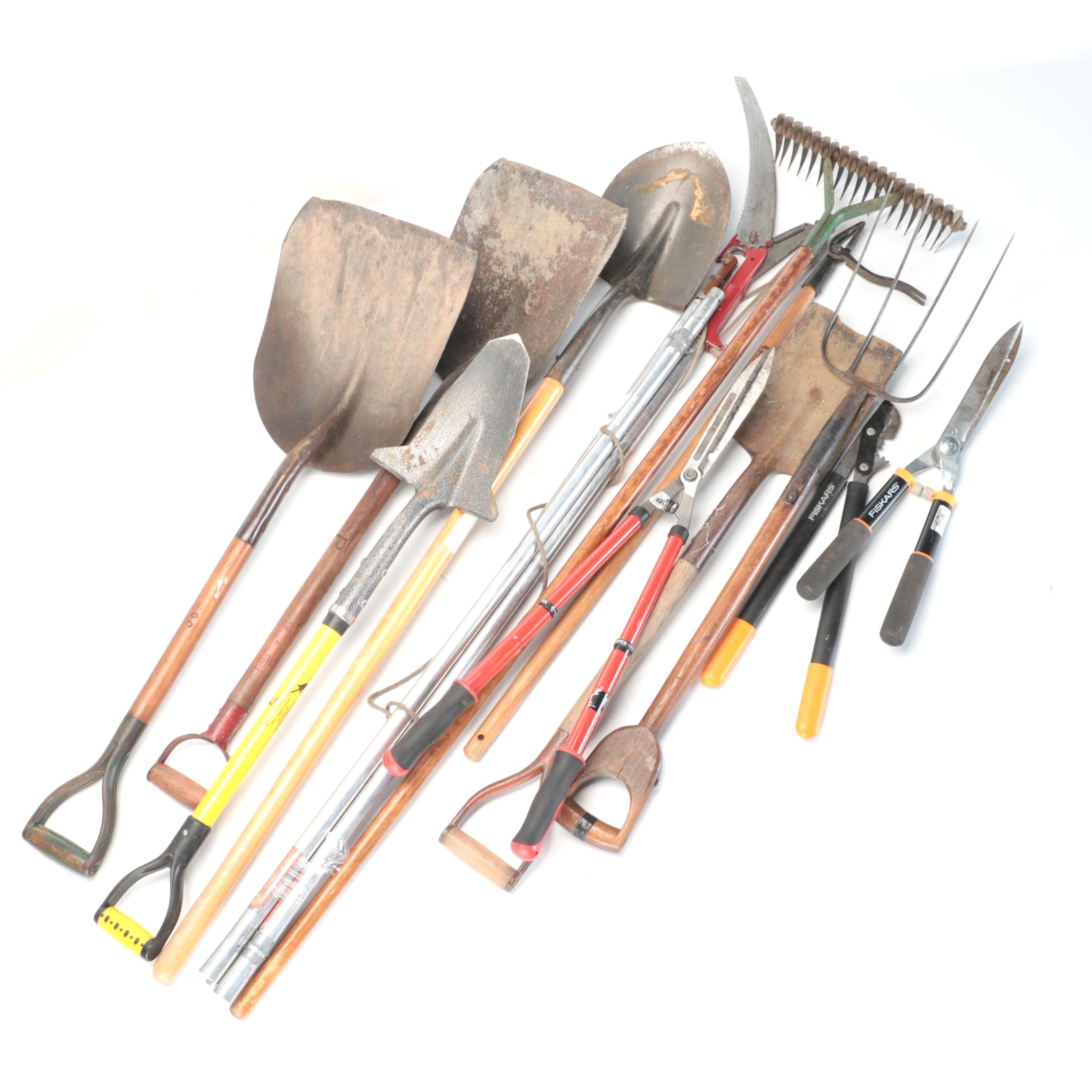Metal Shovels, Clippers, and Other Outdoor Tools