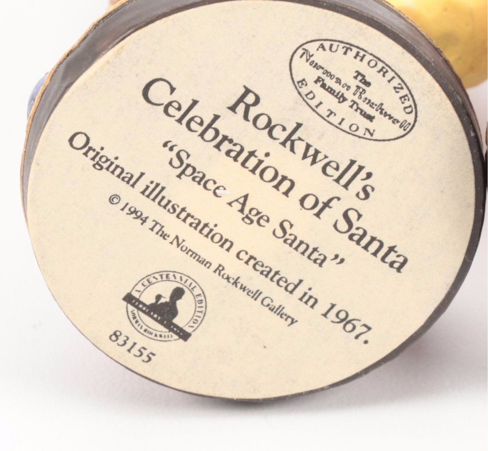 Rockwell Gallery Resin Santa Claus Ornaments, Franklin Mint Music Box, and More