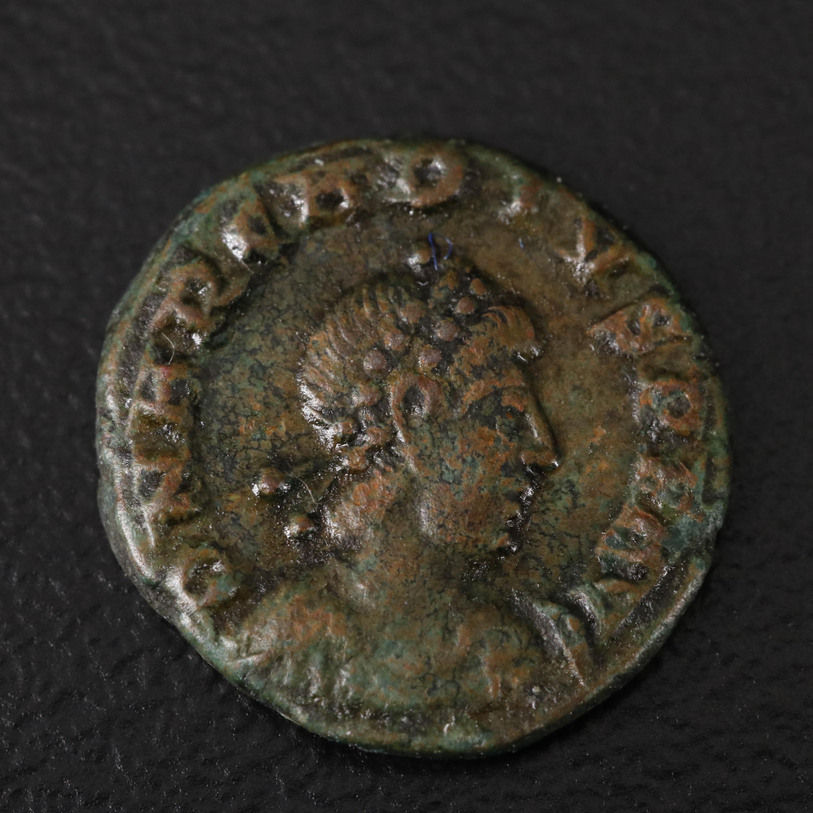 Ancient Roman Imperial AE4 Coin of Arcadius, ca. 392 AD