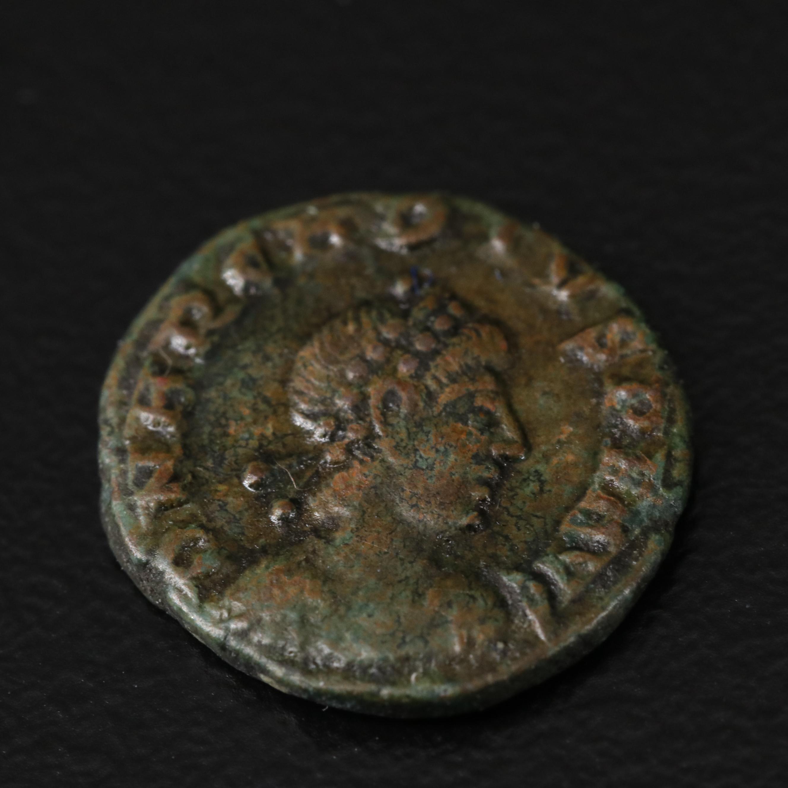 Ancient Roman Imperial AE4 Coin of Arcadius, ca. 392 AD