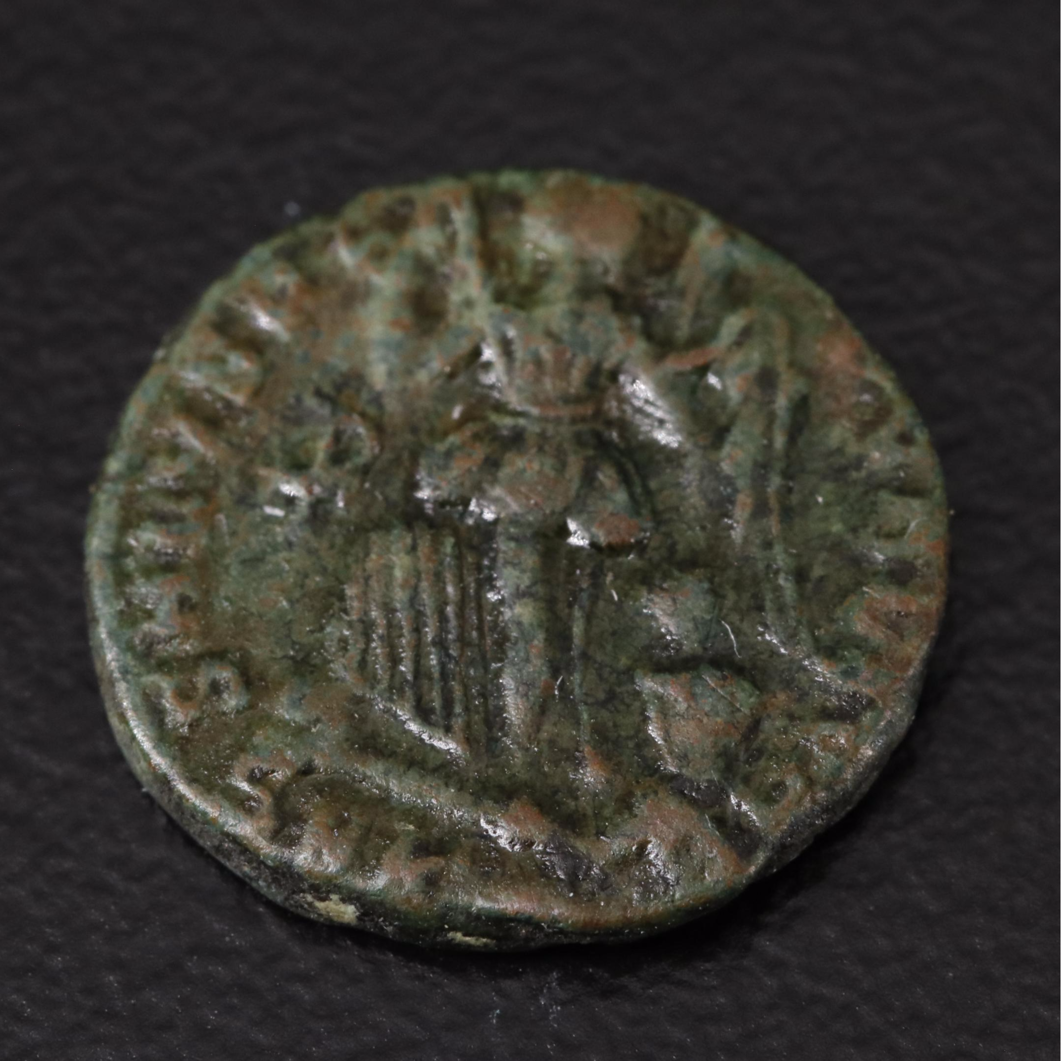 Ancient Roman Imperial AE4 Coin of Arcadius, ca. 392 AD