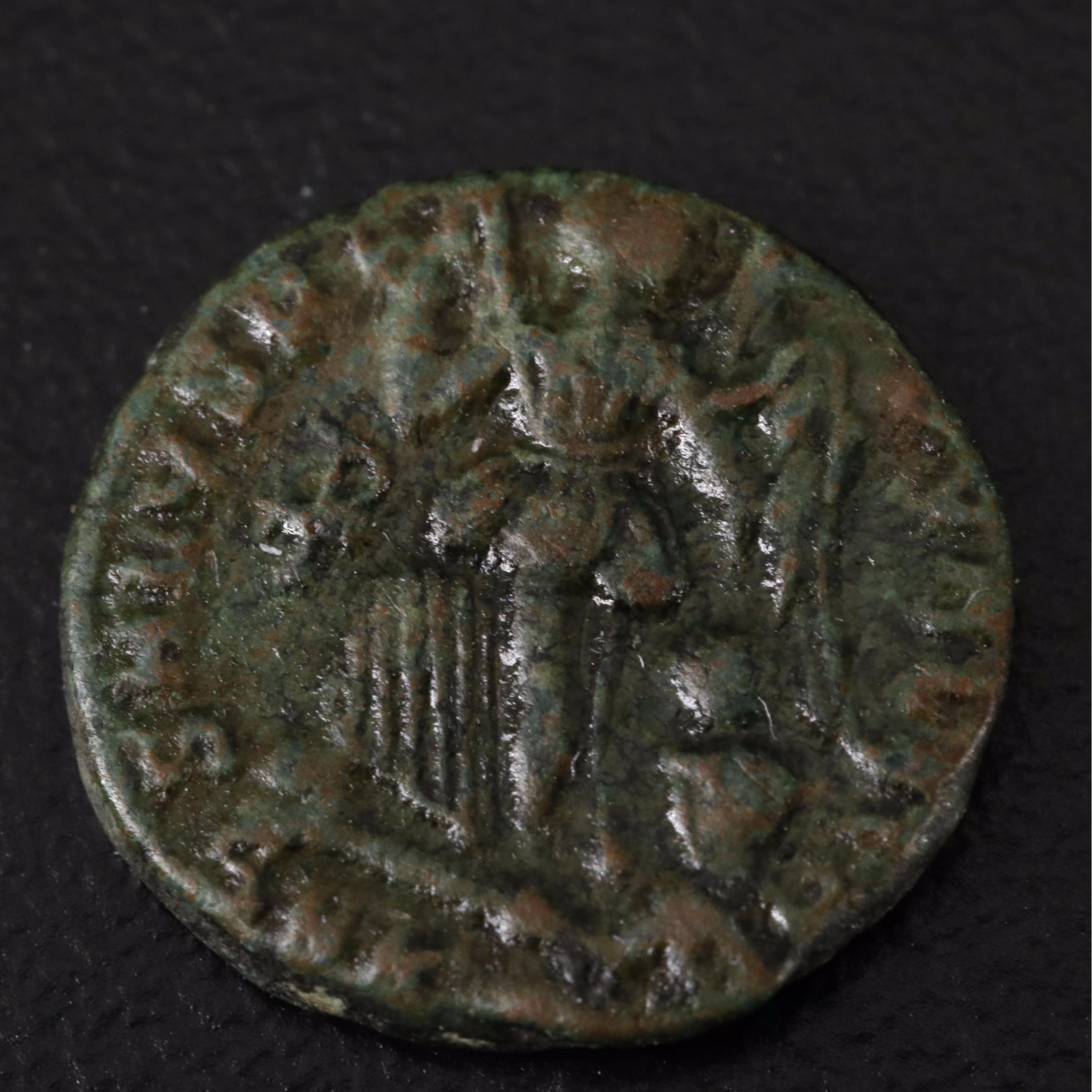 Ancient Roman Imperial AE4 Coin of Arcadius, ca. 392 AD
