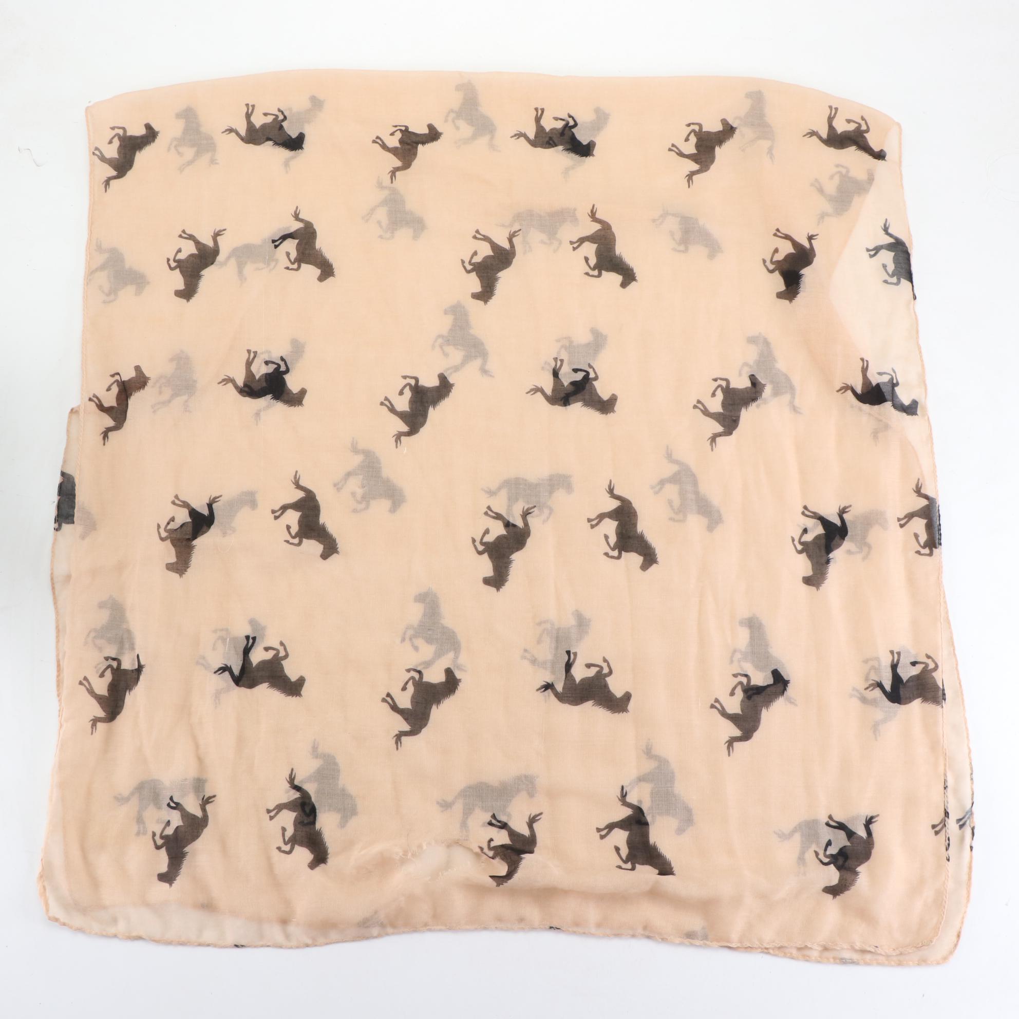 Laurel Burch Silk Fringe Scarf with Other Infinity and Wrap Scarves