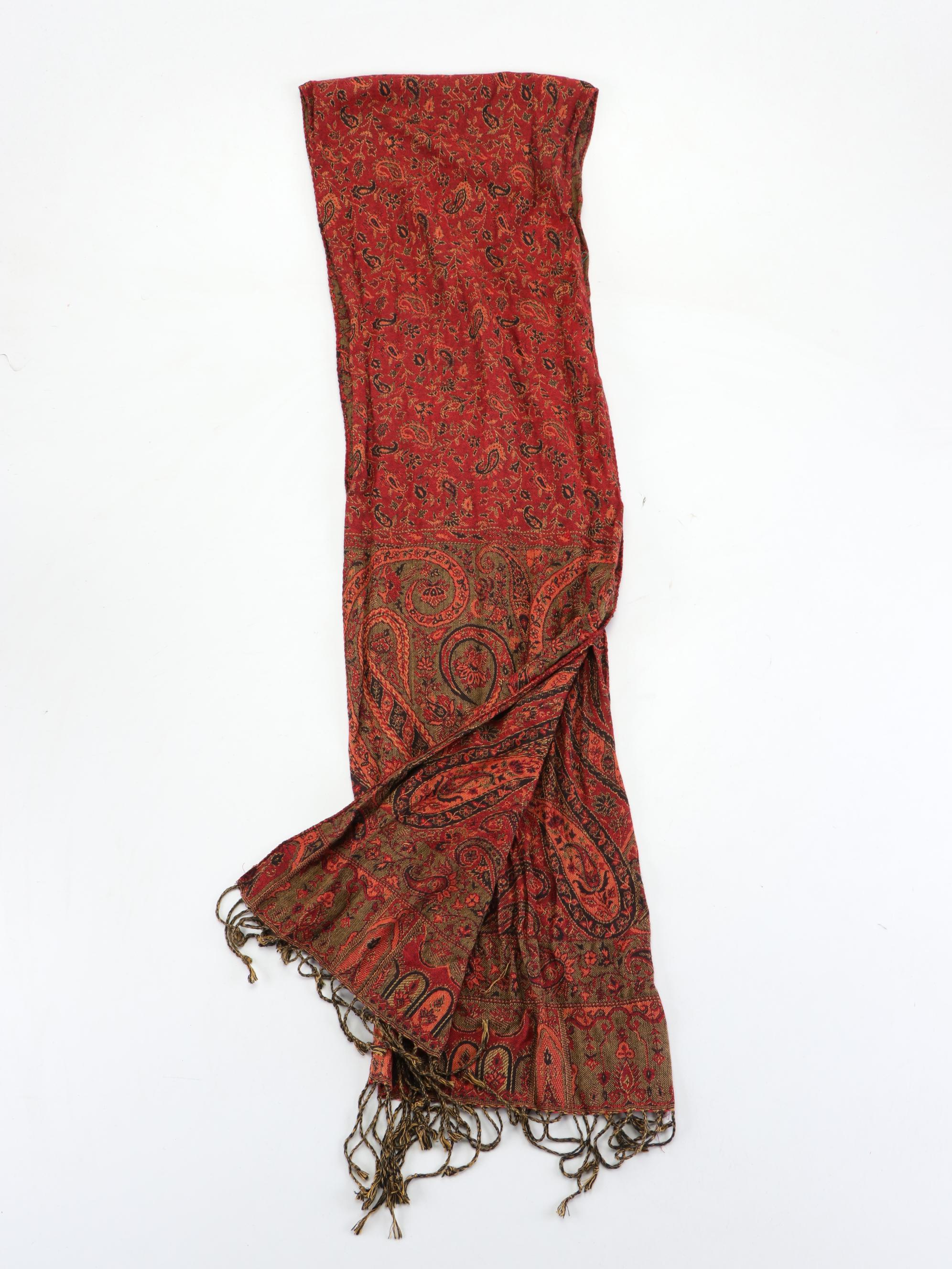 Laurel Burch Silk Fringe Scarf with Other Infinity and Wrap Scarves