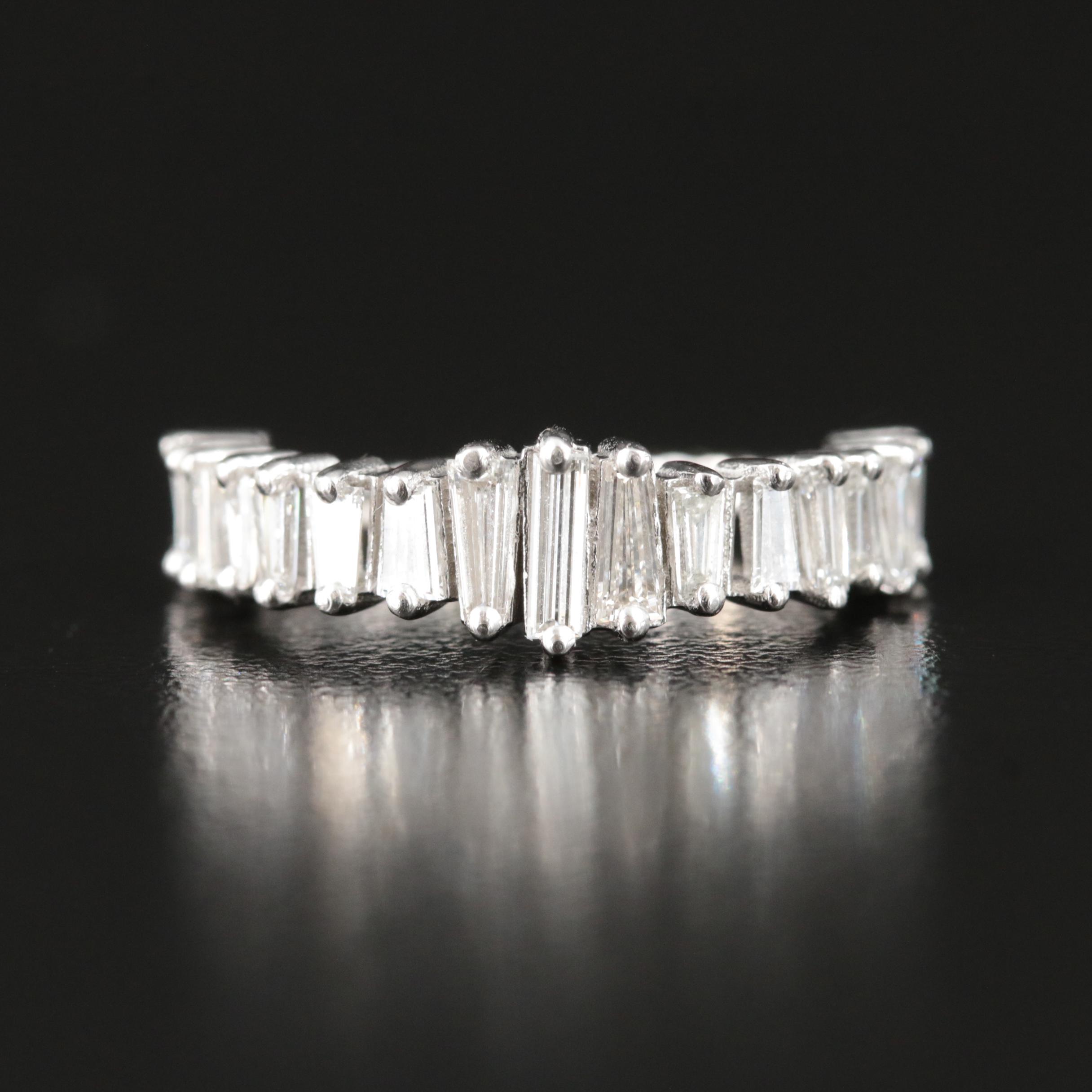 Platinum 1.45 CTW Diamond Eternity Band