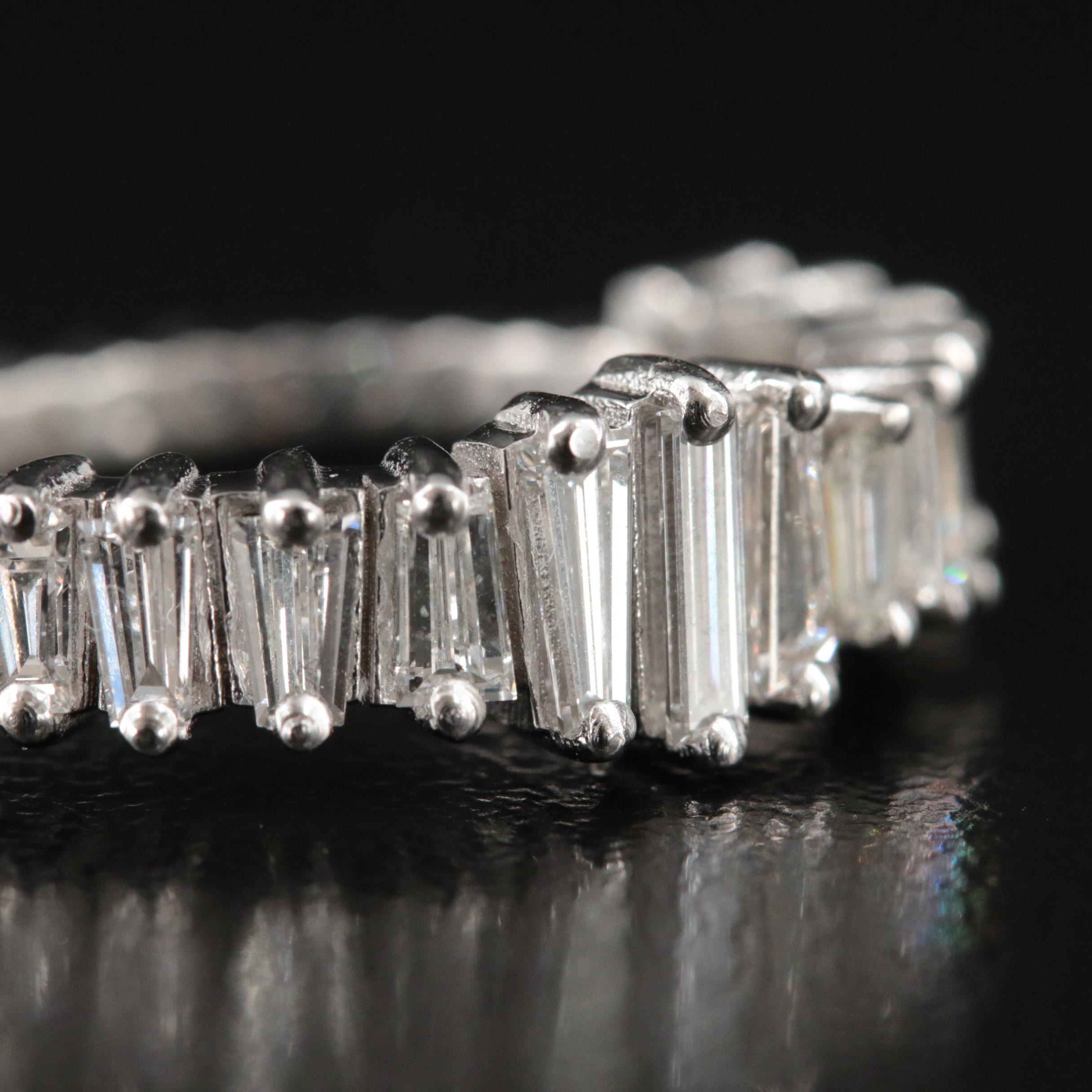 Platinum 1.45 CTW Diamond Eternity Band