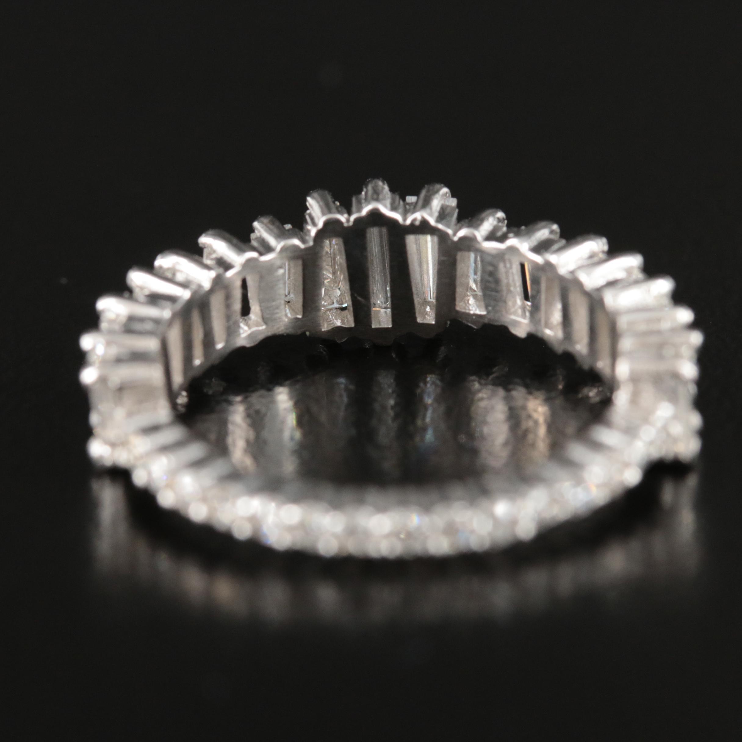 Platinum 1.45 CTW Diamond Eternity Band