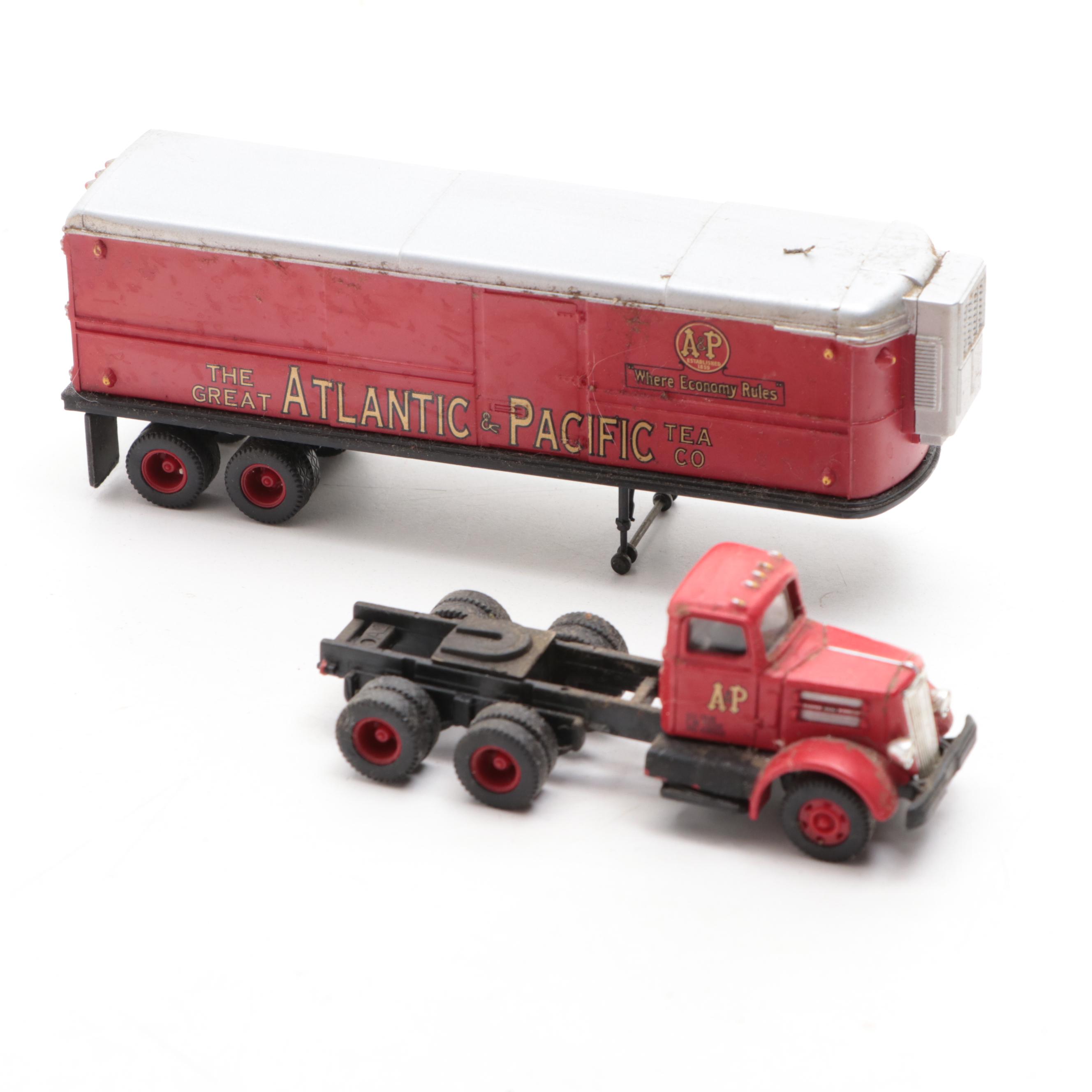 HO Scale Trailers with Diecast Vesicle Collection Featuring Hot Wheels