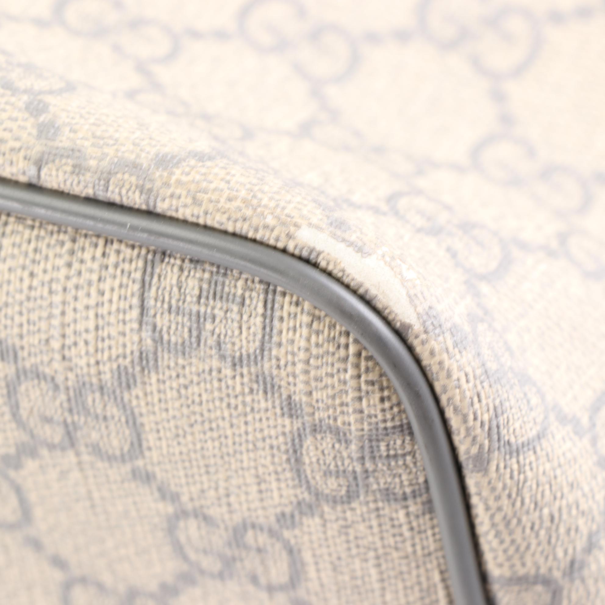 Gucci Small Tote Bag in GG Supreme Coated Canvas and Leather