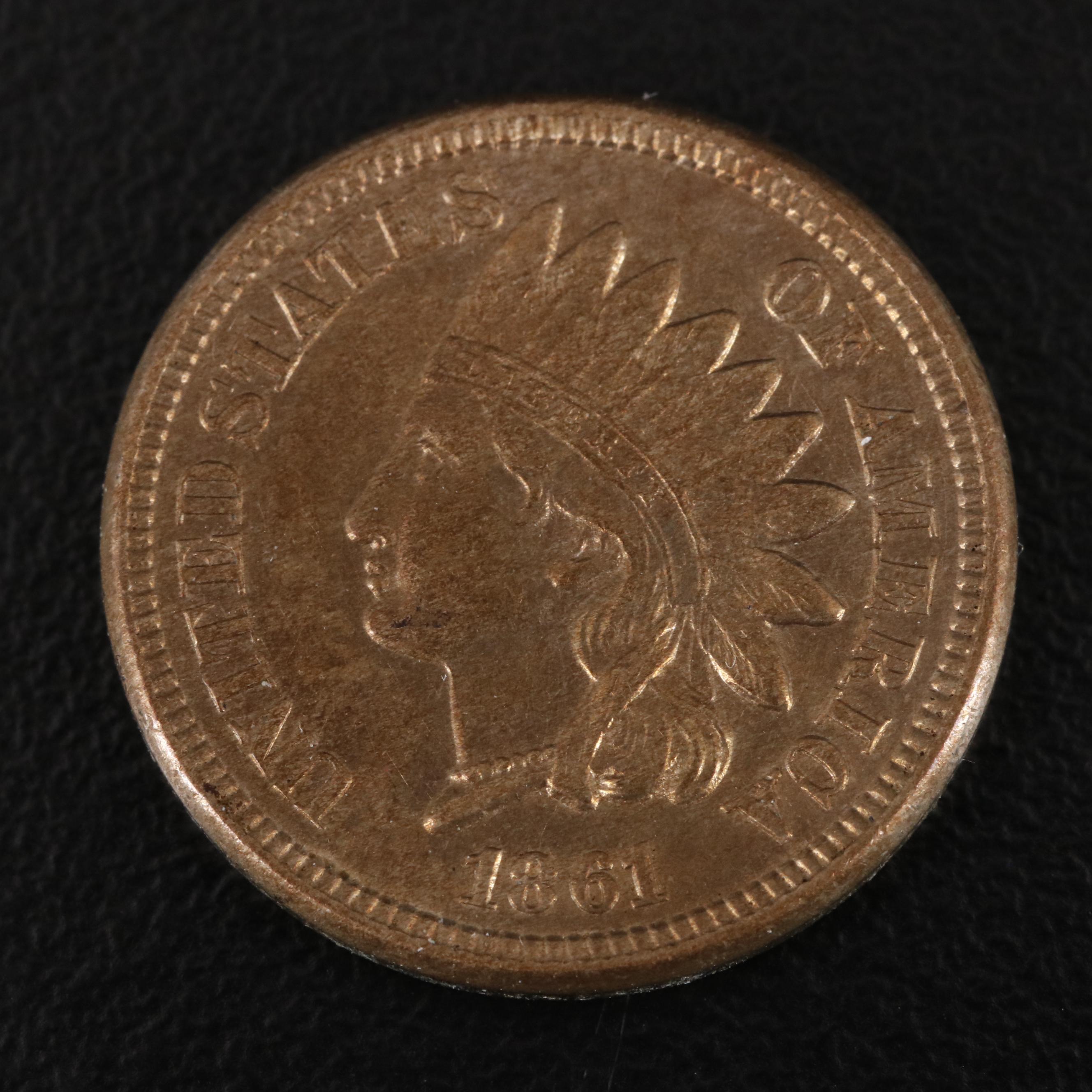 1861 Indian Head Cent