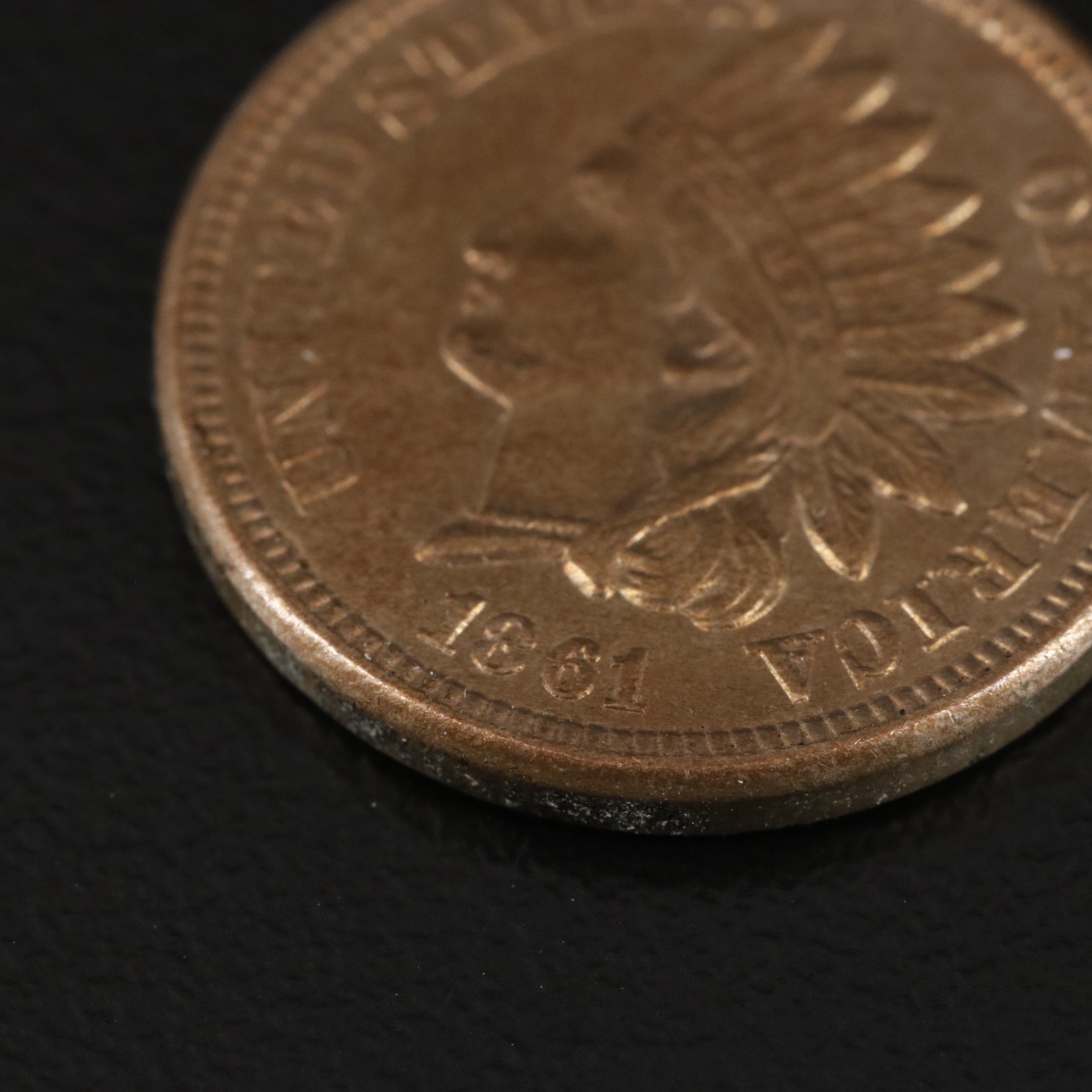 1861 Indian Head Cent