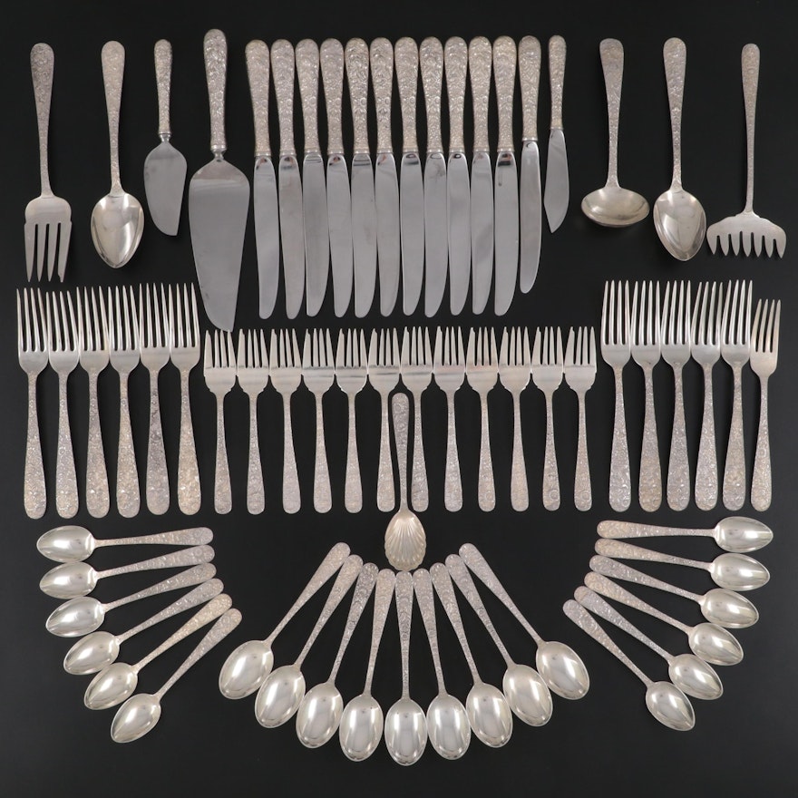 S. Kirk & Son Repoussé Sterling Silver Flatware and Serveware