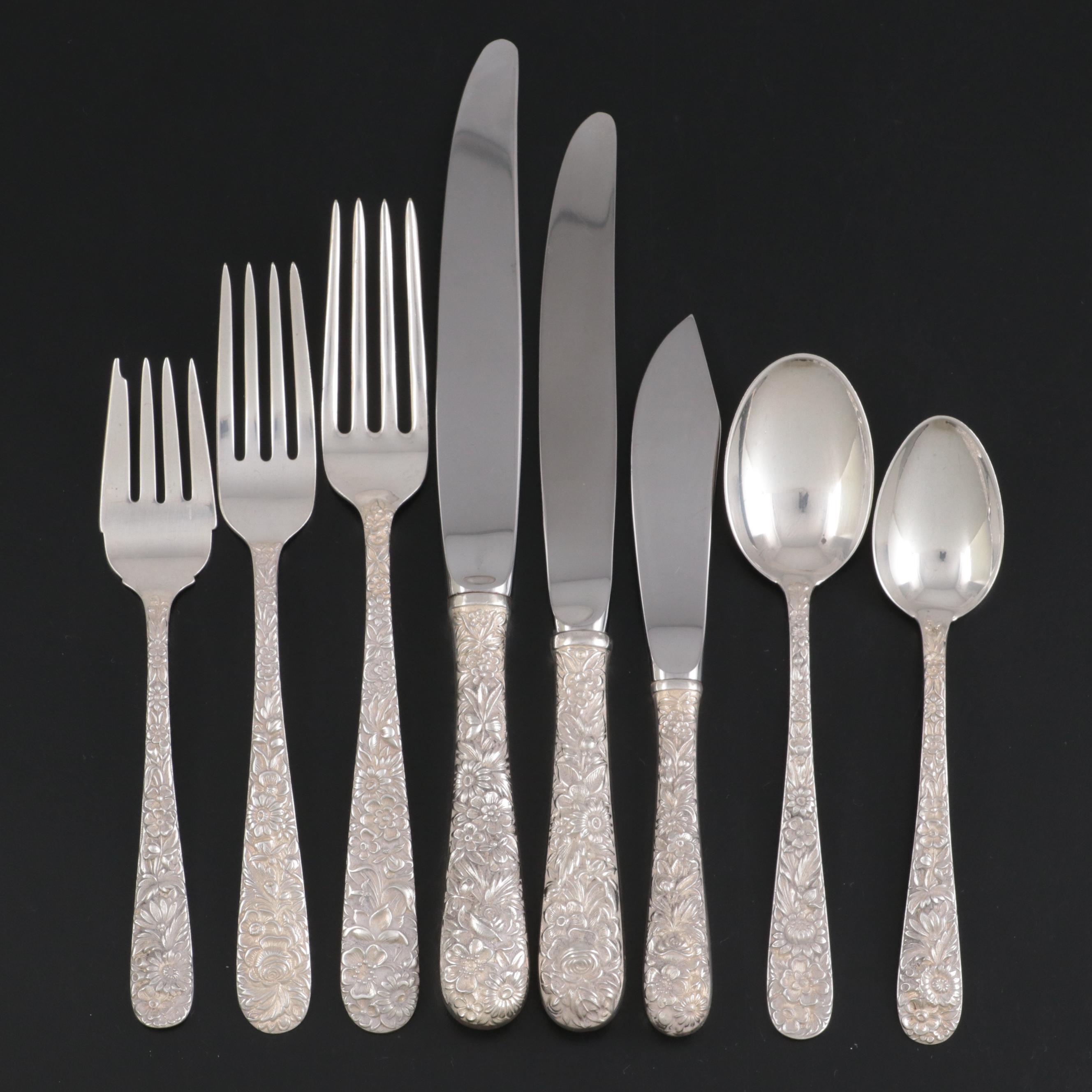S. Kirk & Son Repoussé Sterling Silver Flatware and Serveware