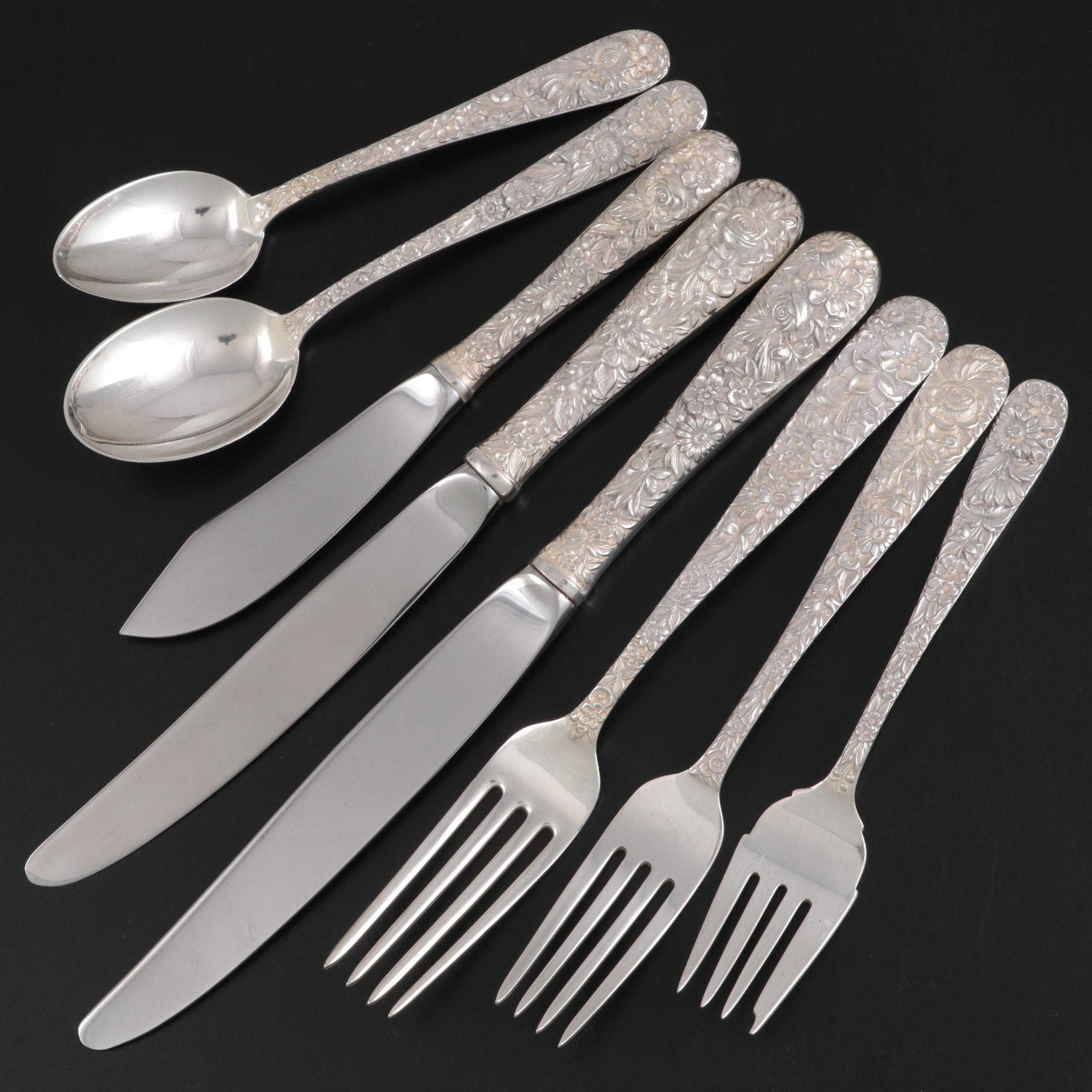 S. Kirk & Son Repoussé Sterling Silver Flatware and Serveware