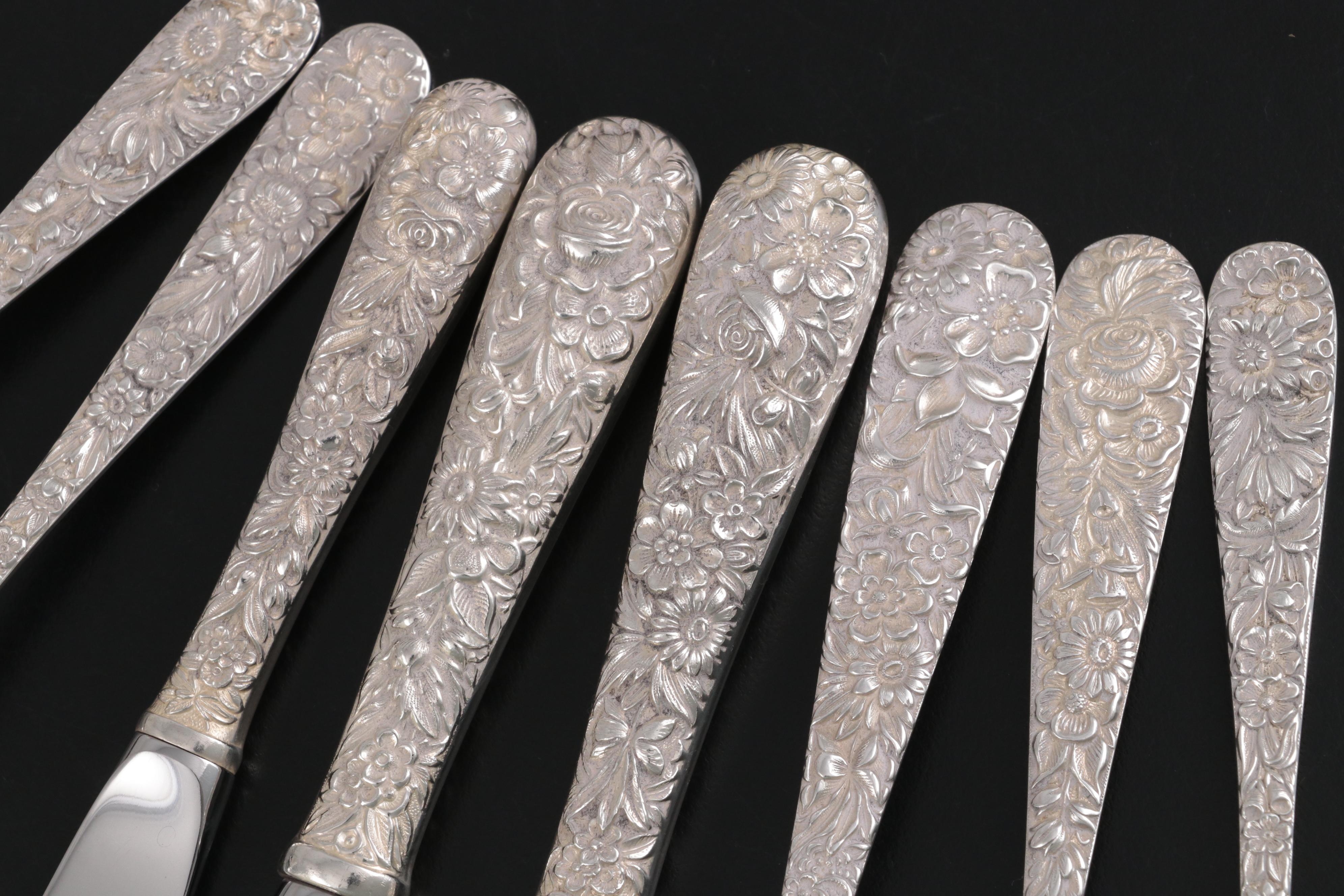 S. Kirk & Son Repoussé Sterling Silver Flatware and Serveware