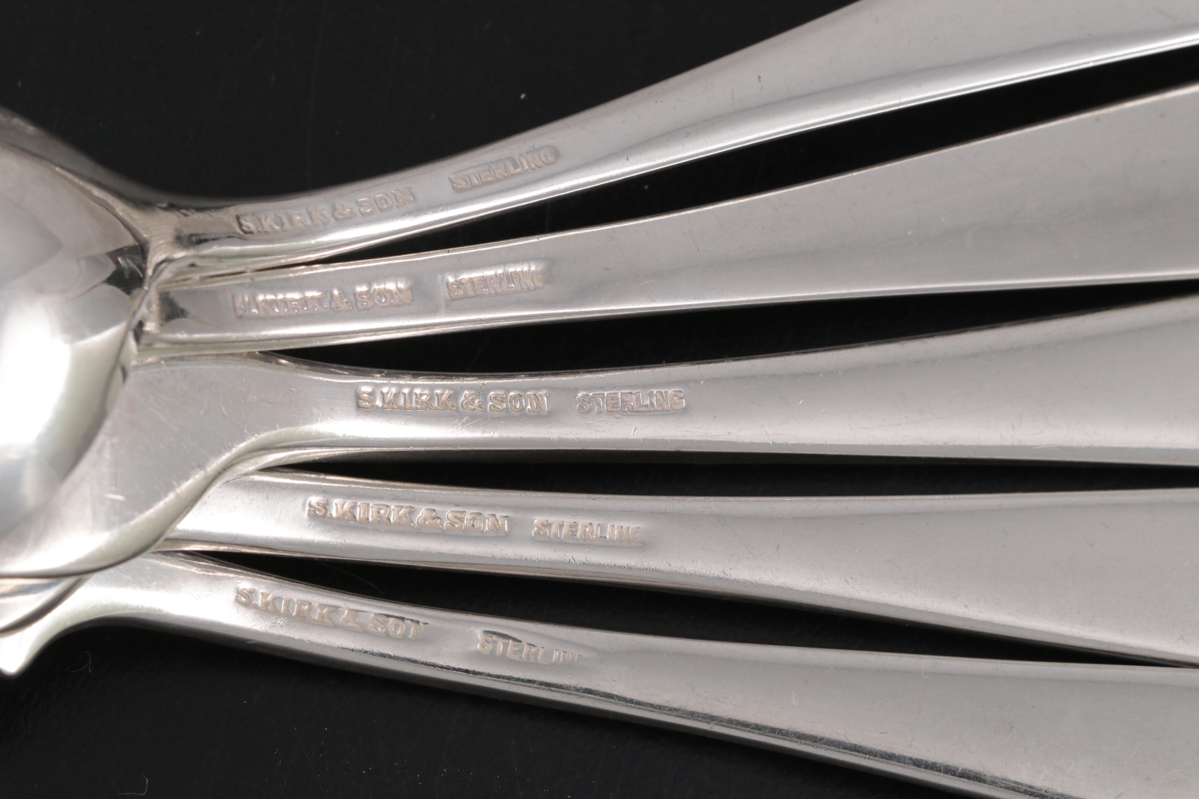 S. Kirk & Son Repoussé Sterling Silver Flatware and Serveware