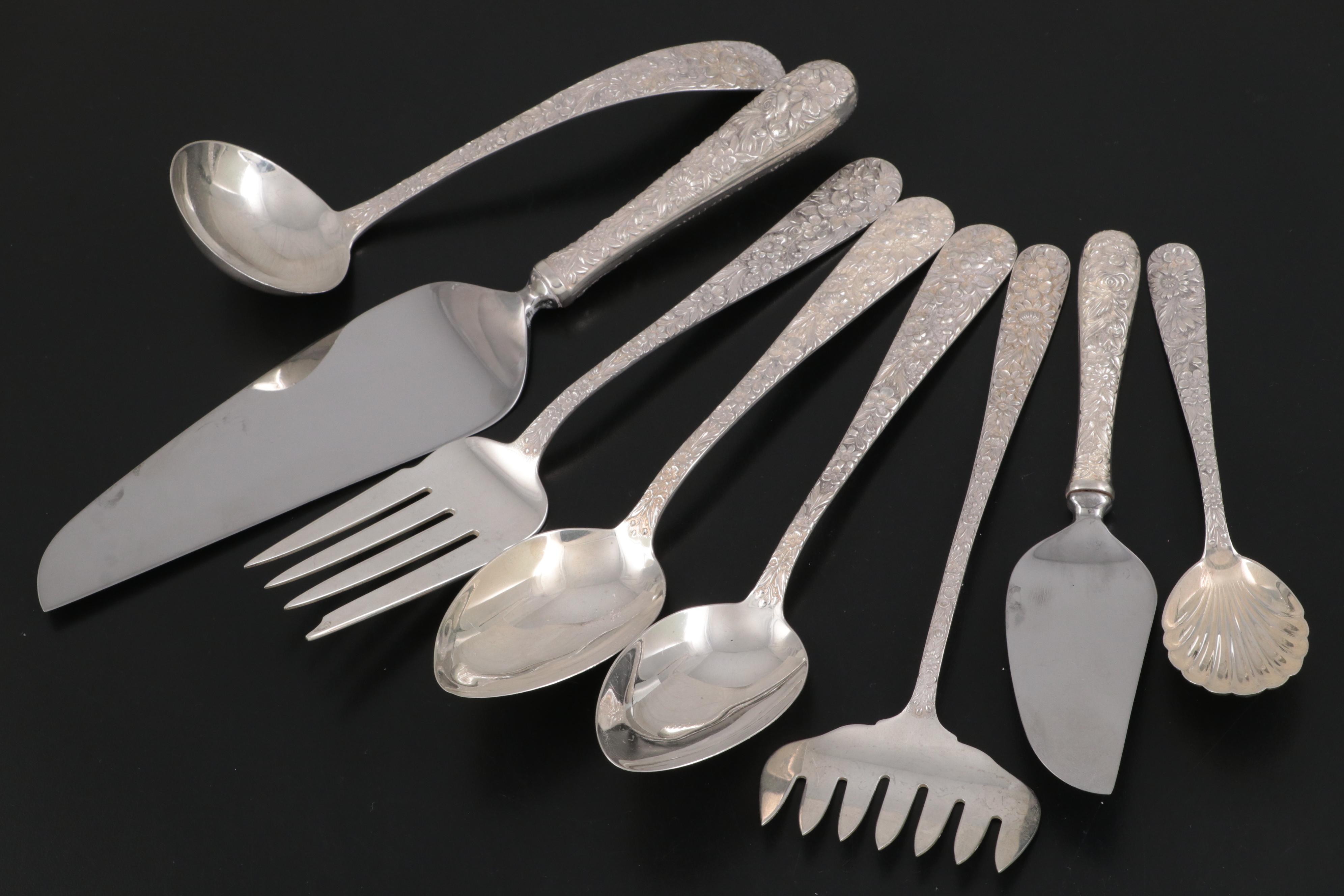 S. Kirk & Son Repoussé Sterling Silver Flatware and Serveware