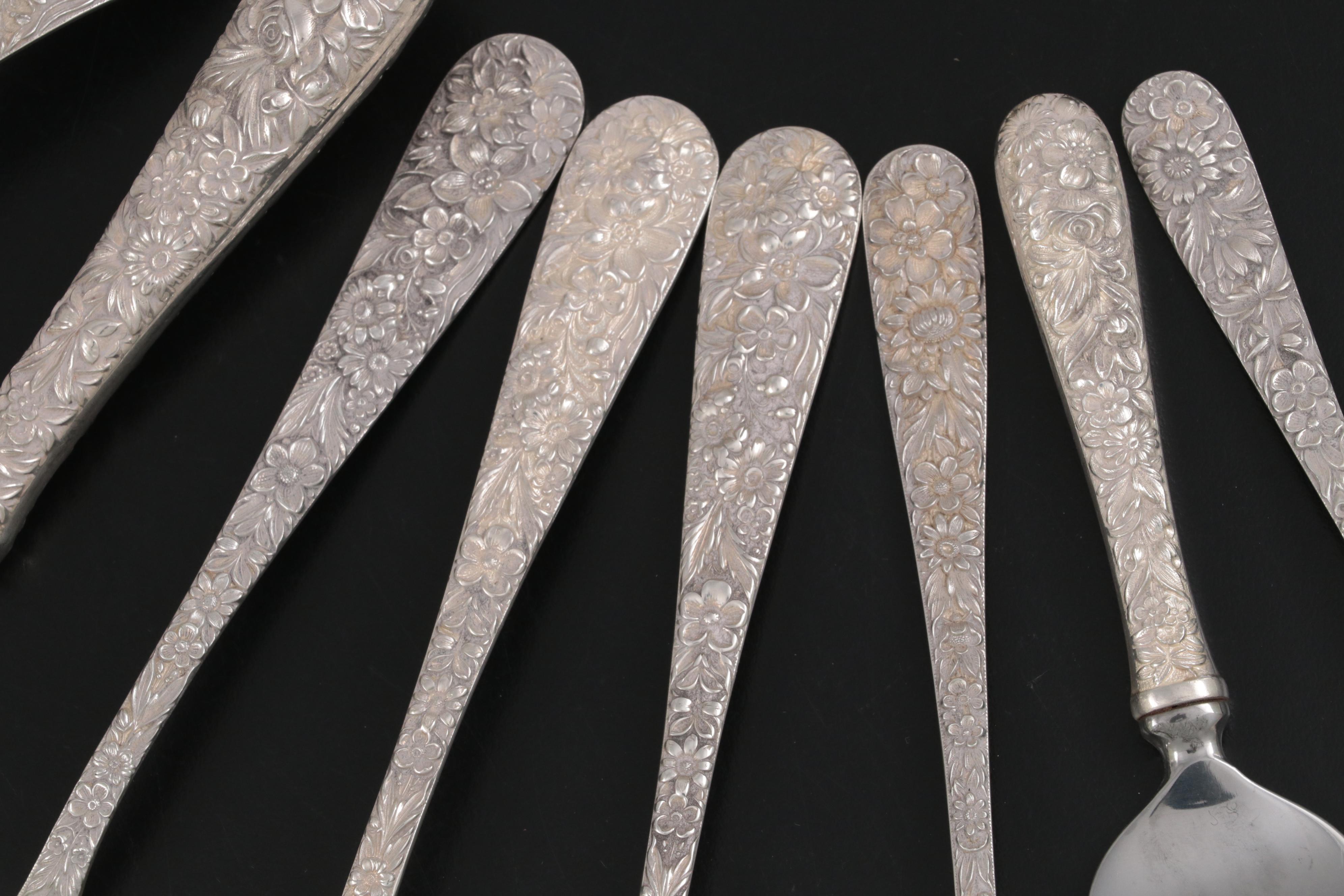 S. Kirk & Son Repoussé Sterling Silver Flatware and Serveware
