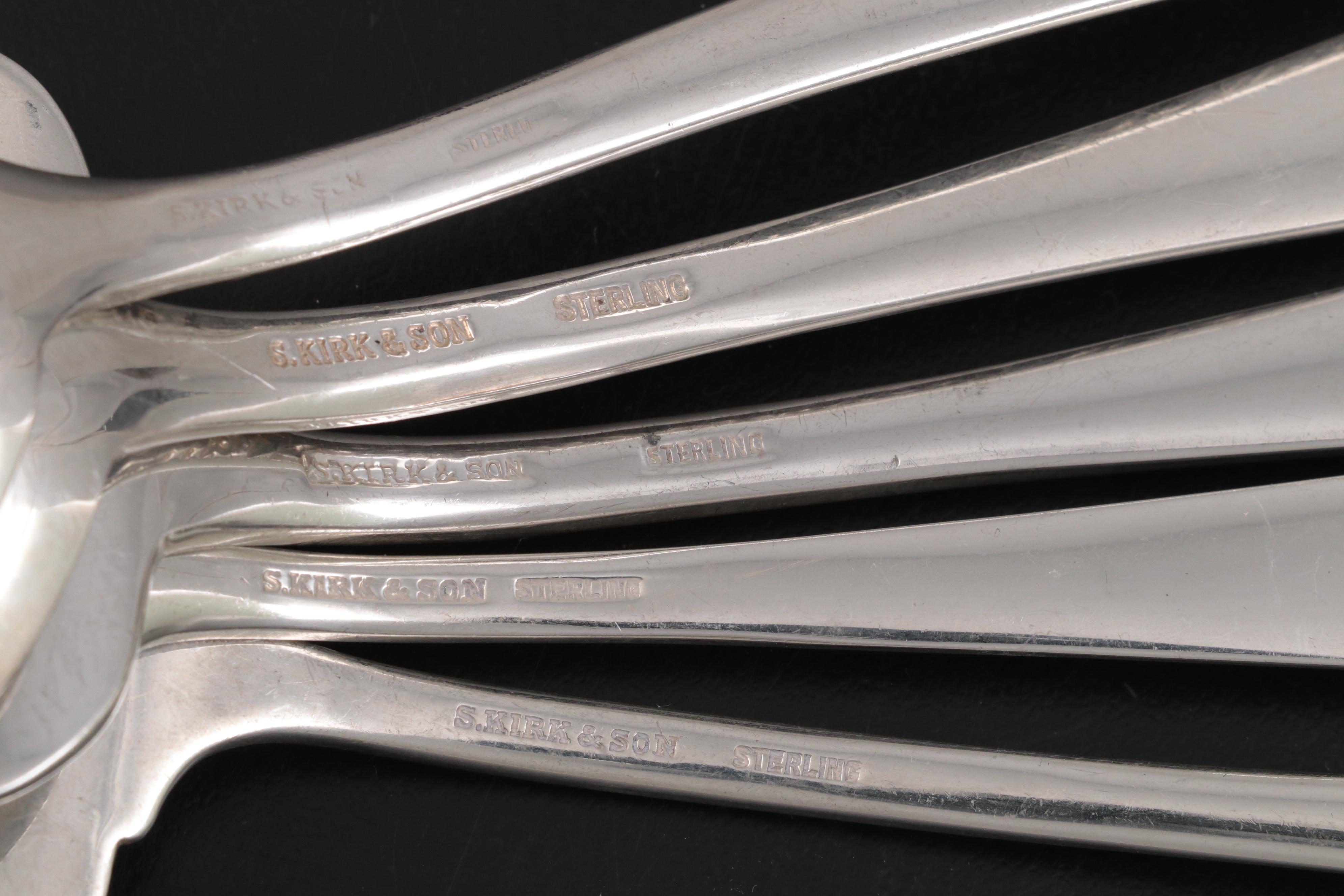 S. Kirk & Son Repoussé Sterling Silver Flatware and Serveware