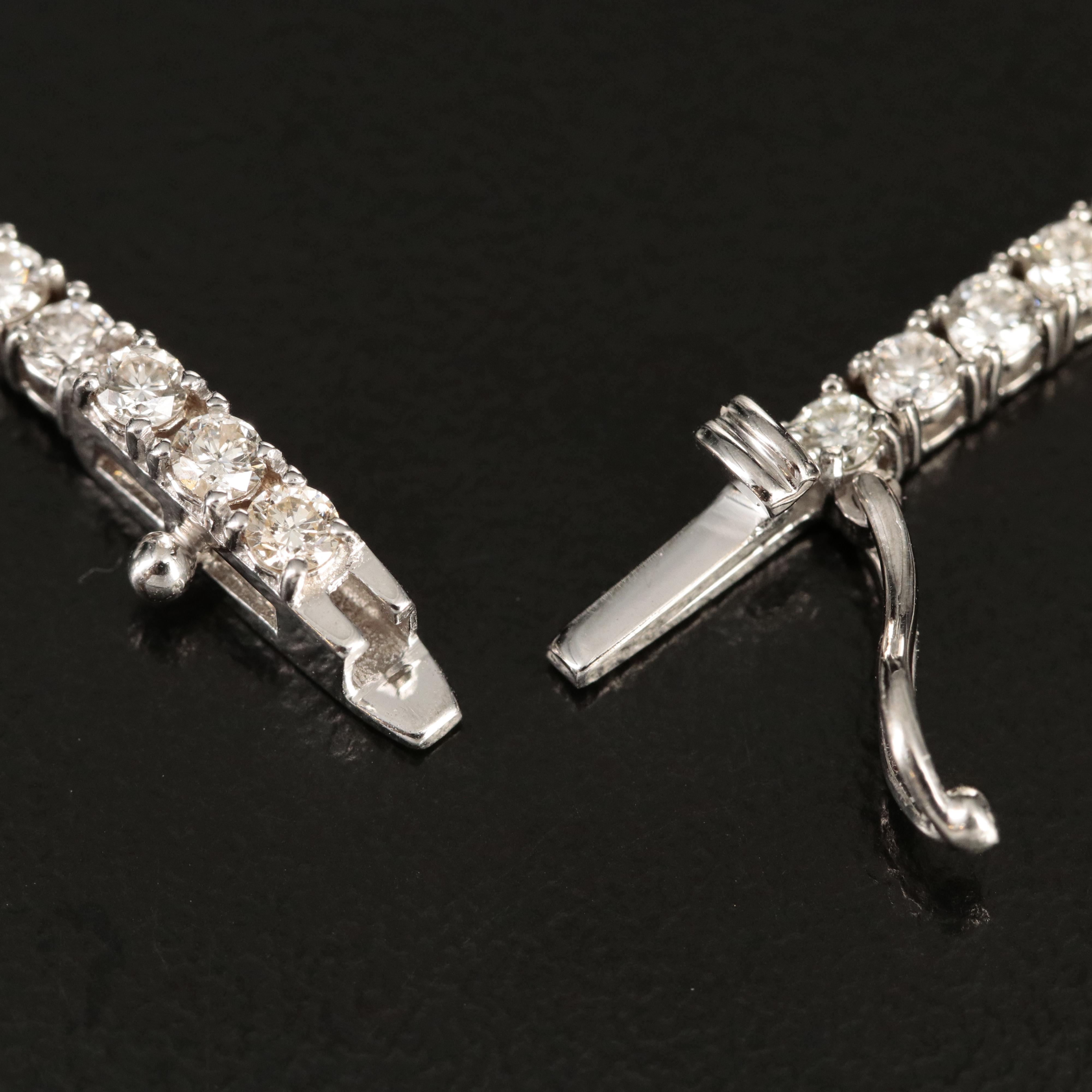 14K 8.50 CTW Diamond Line Necklace