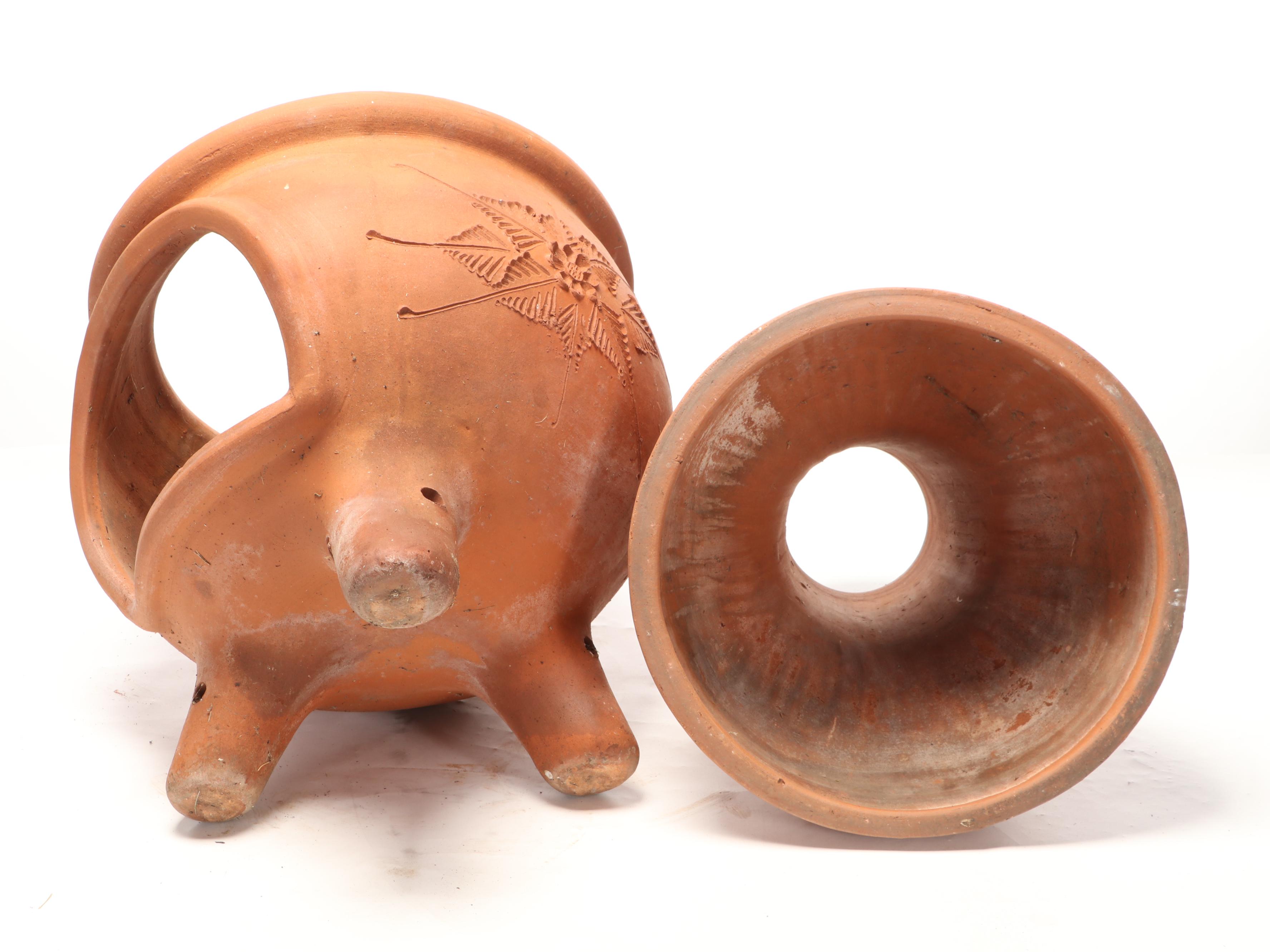 Terracotta Chiminea Patio Fire Pits