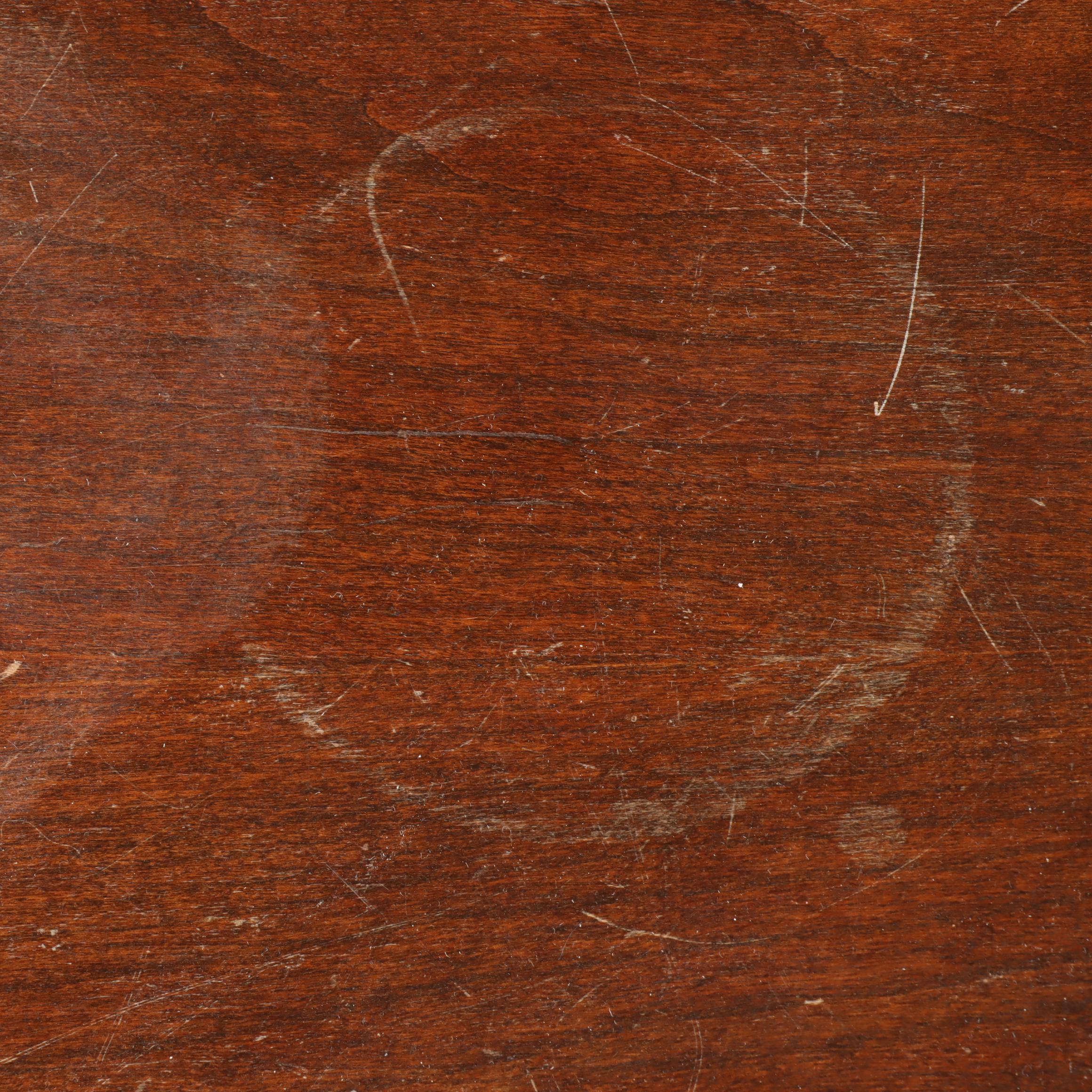 Ethan Allen Queen Anne Style Cherrywood Side Table, Late 20th Century