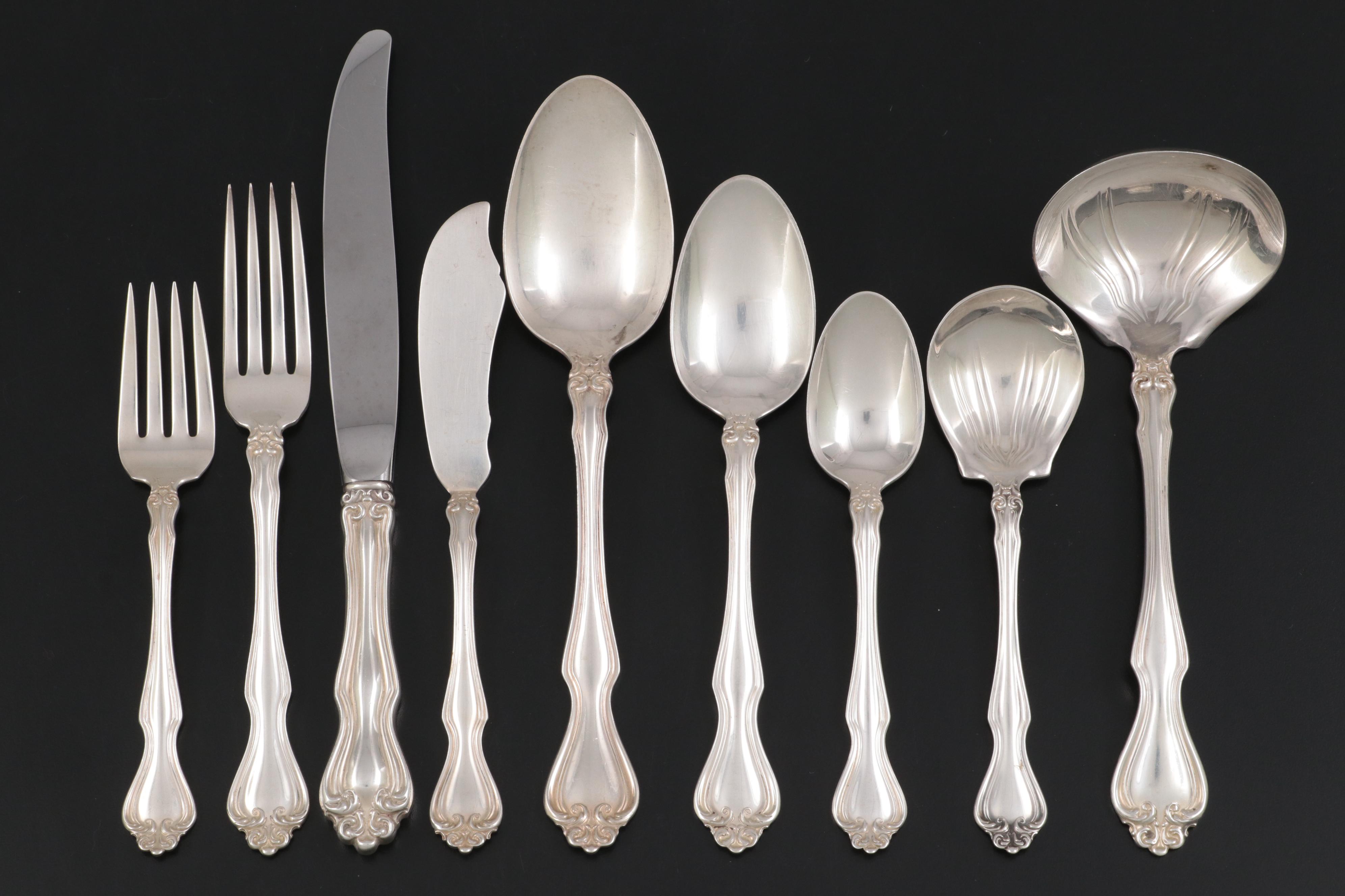 Westmoreland Silver "George & Martha Washington" Sterling Silver Flatware