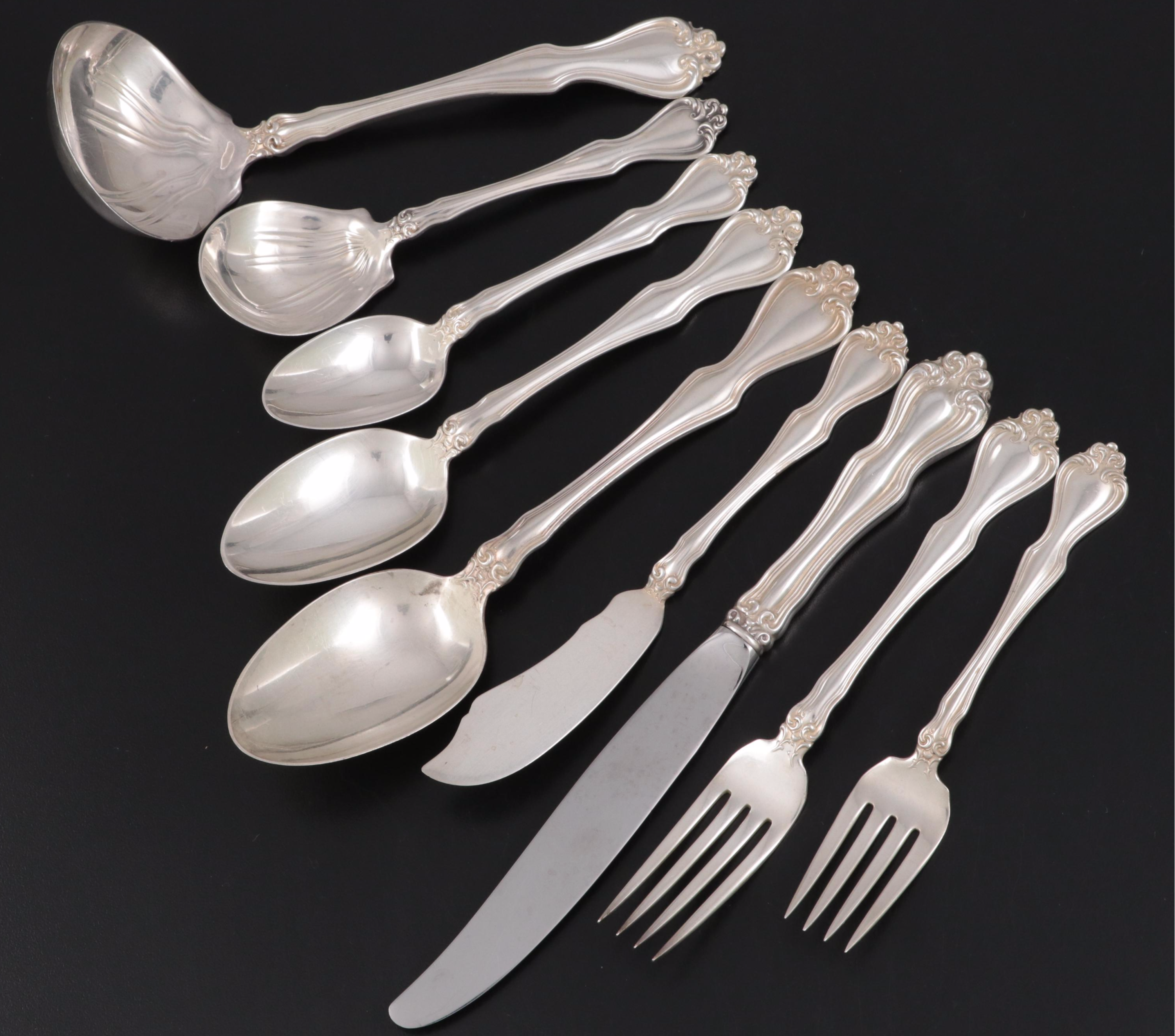 Westmoreland Silver "George & Martha Washington" Sterling Silver Flatware