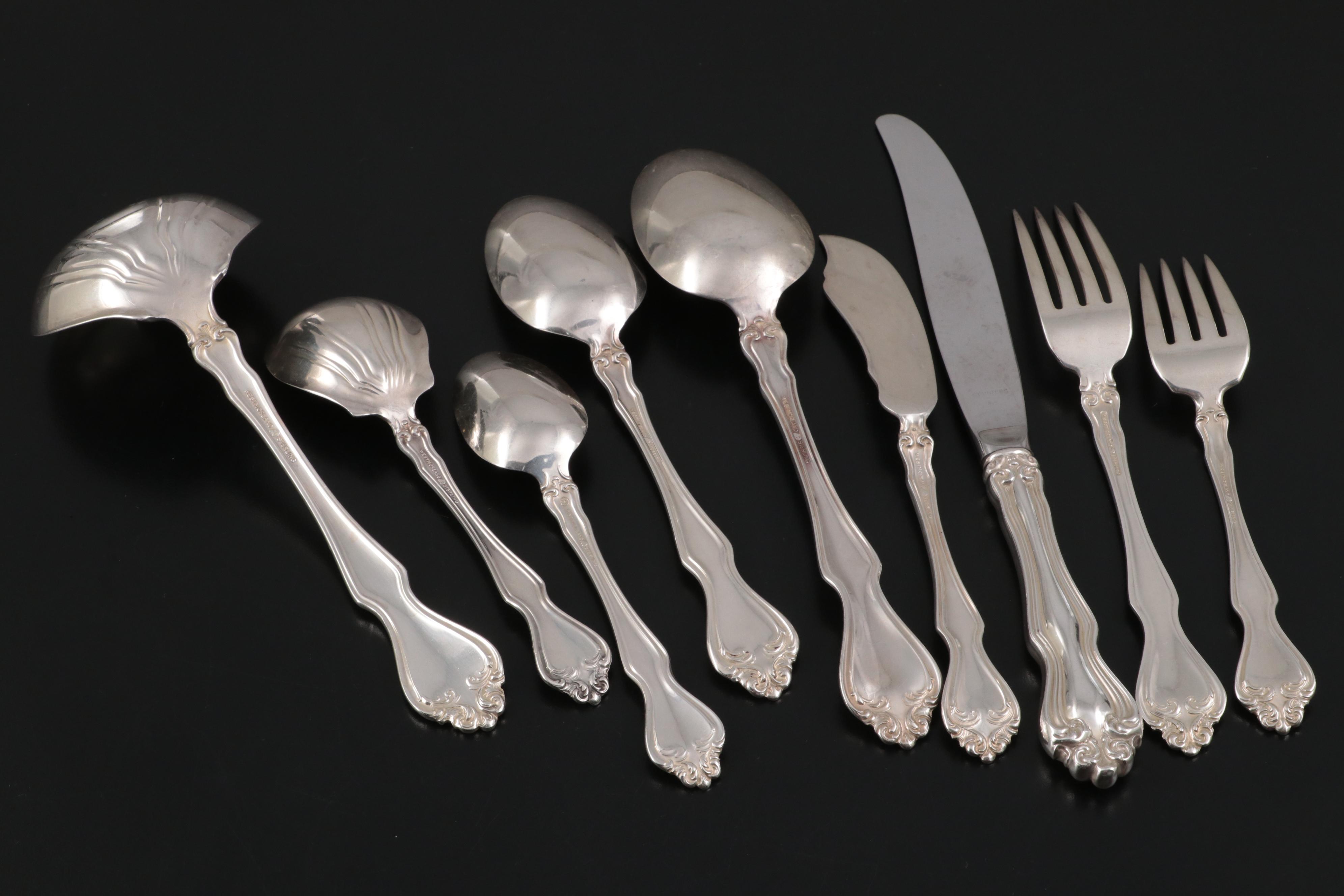 Westmoreland Silver "George & Martha Washington" Sterling Silver Flatware