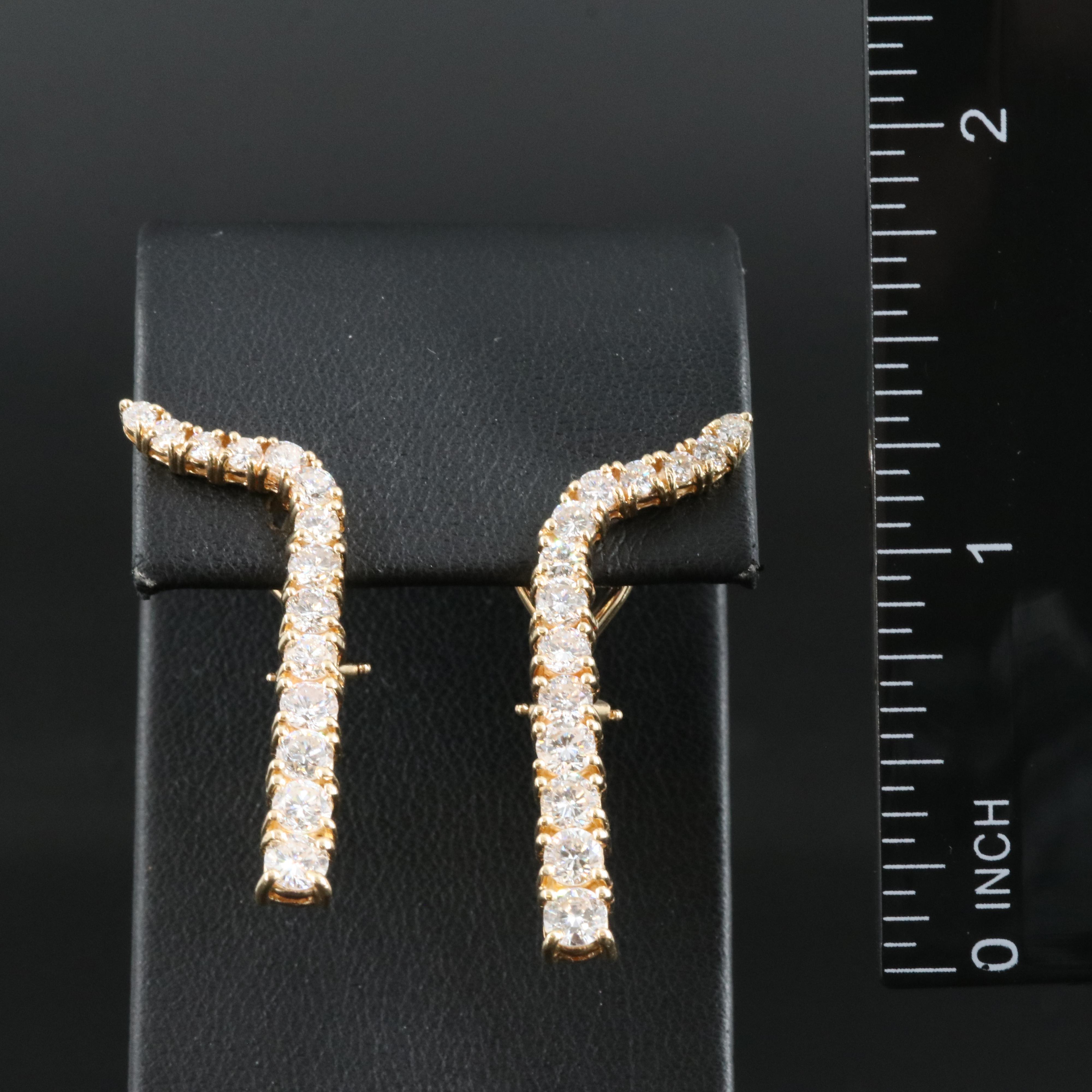 14K 3.08 CTW Diamond Graduated Earrings