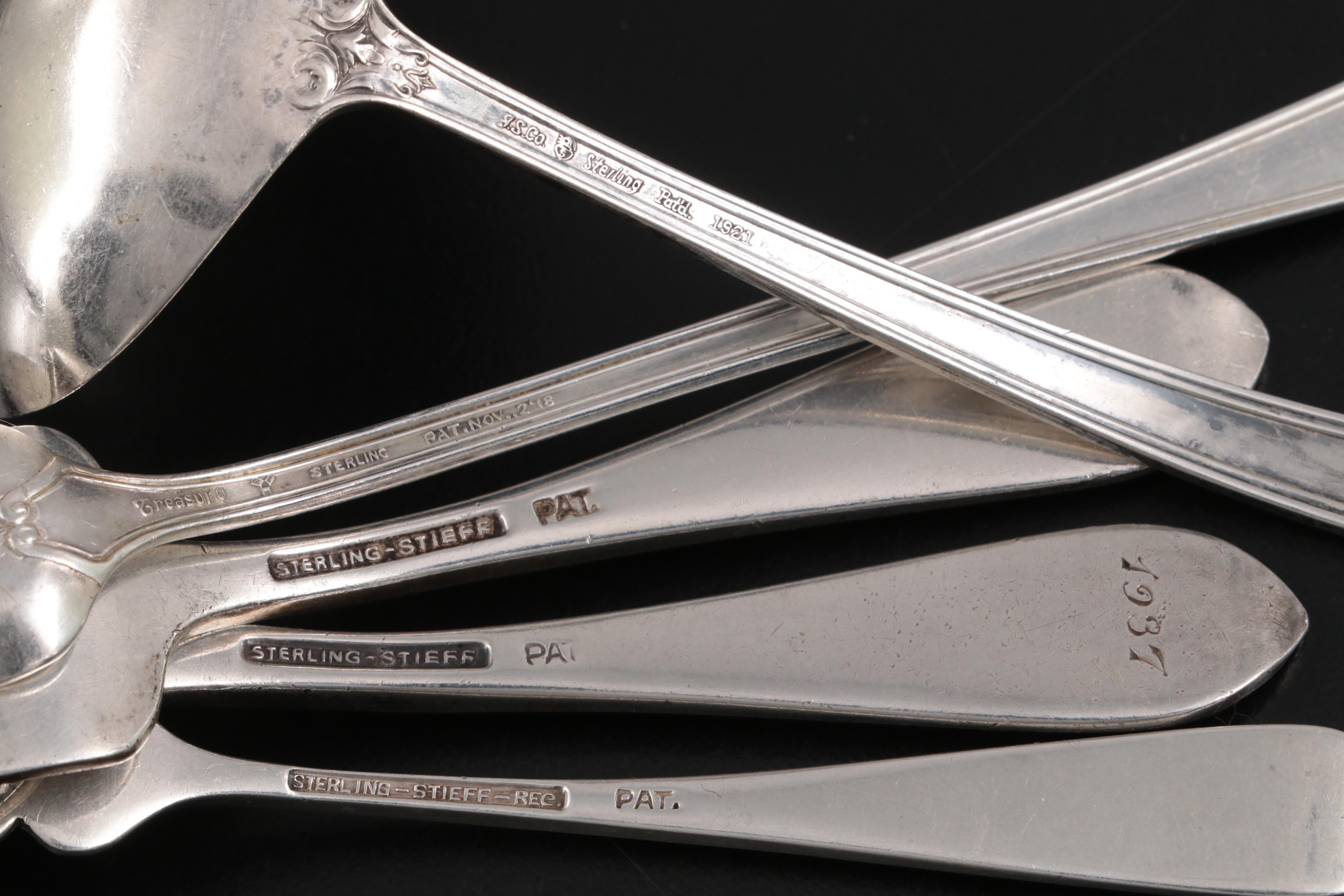 Westmoreland Silver "George & Martha Washington" Sterling Silver Flatware