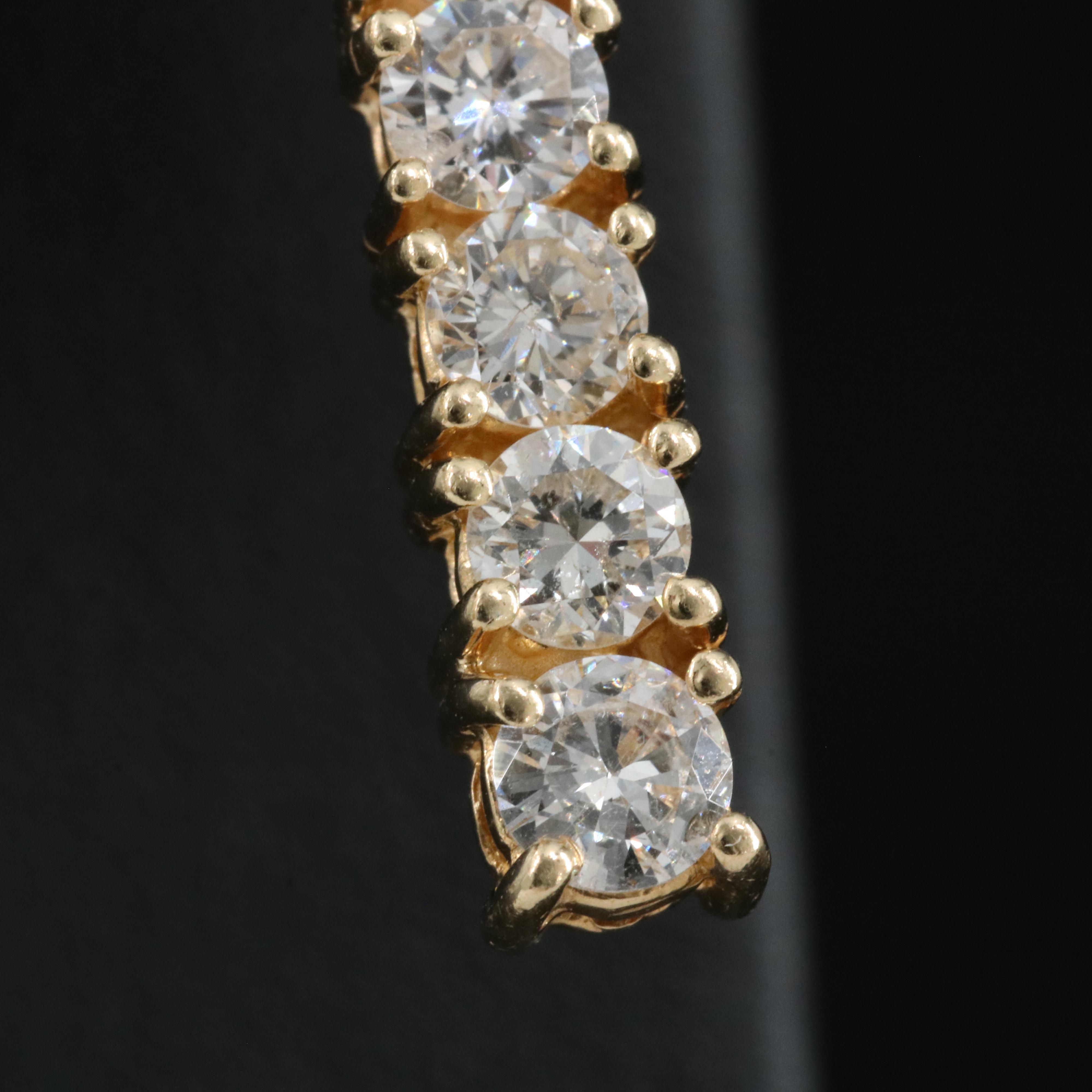 14K 3.08 CTW Diamond Graduated Earrings